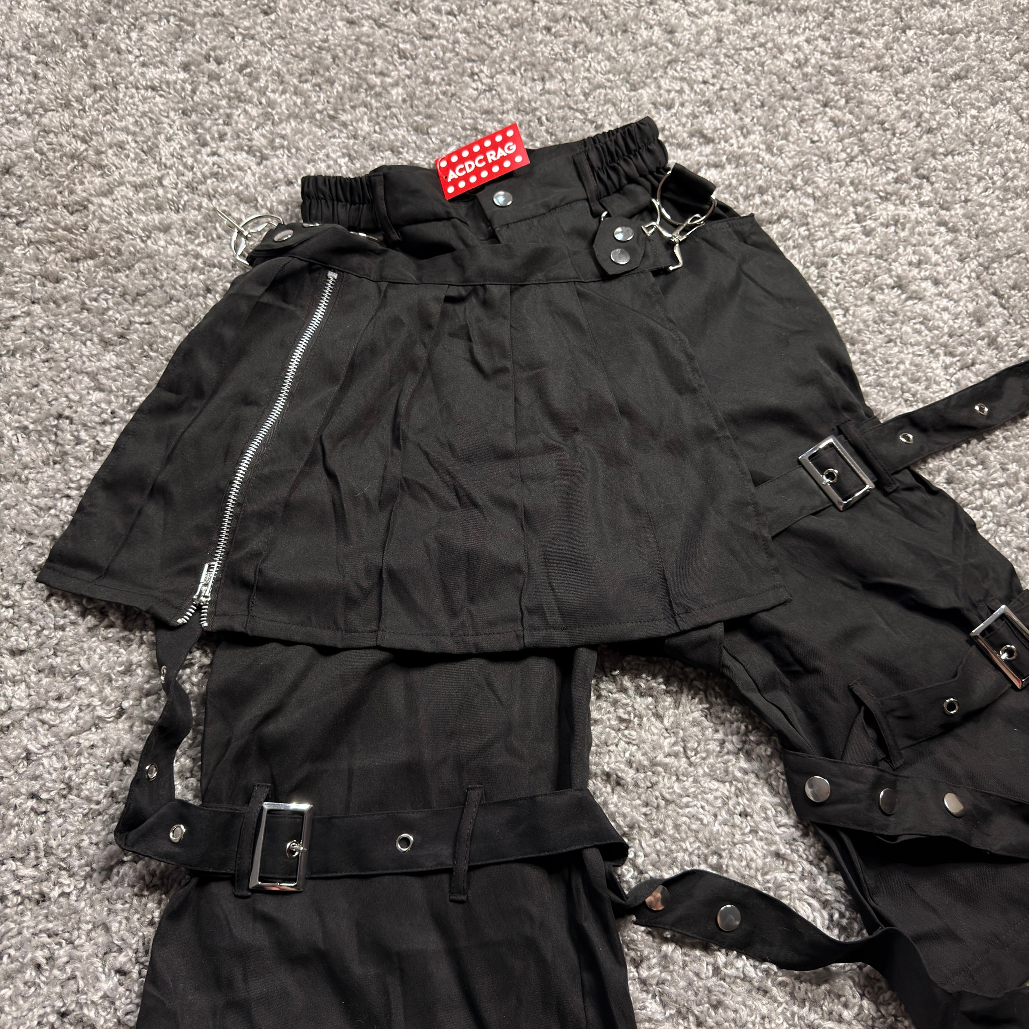 ACDC RAG SHORTENED BONDAGE PANTS, миниатюра 8