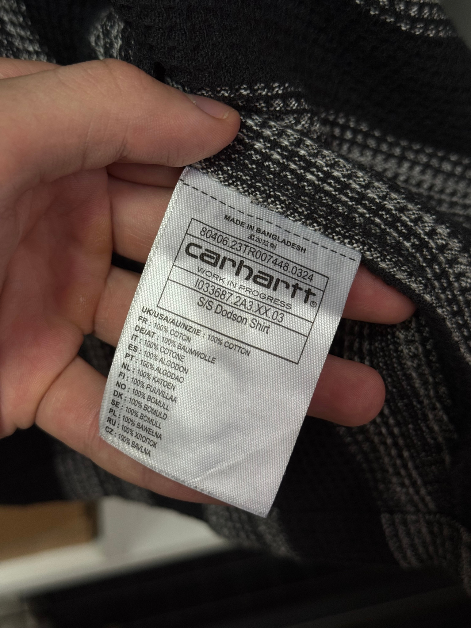 Carhartt WIP S/S Dodson Shirt, миниатюра 7