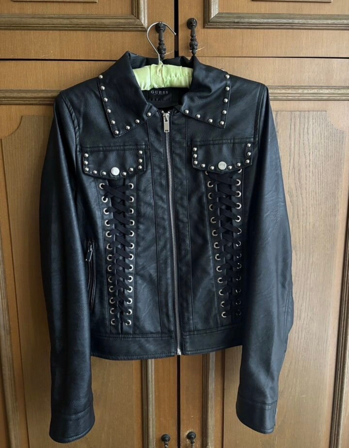Guess Кожаная куртка, миниатюра 3