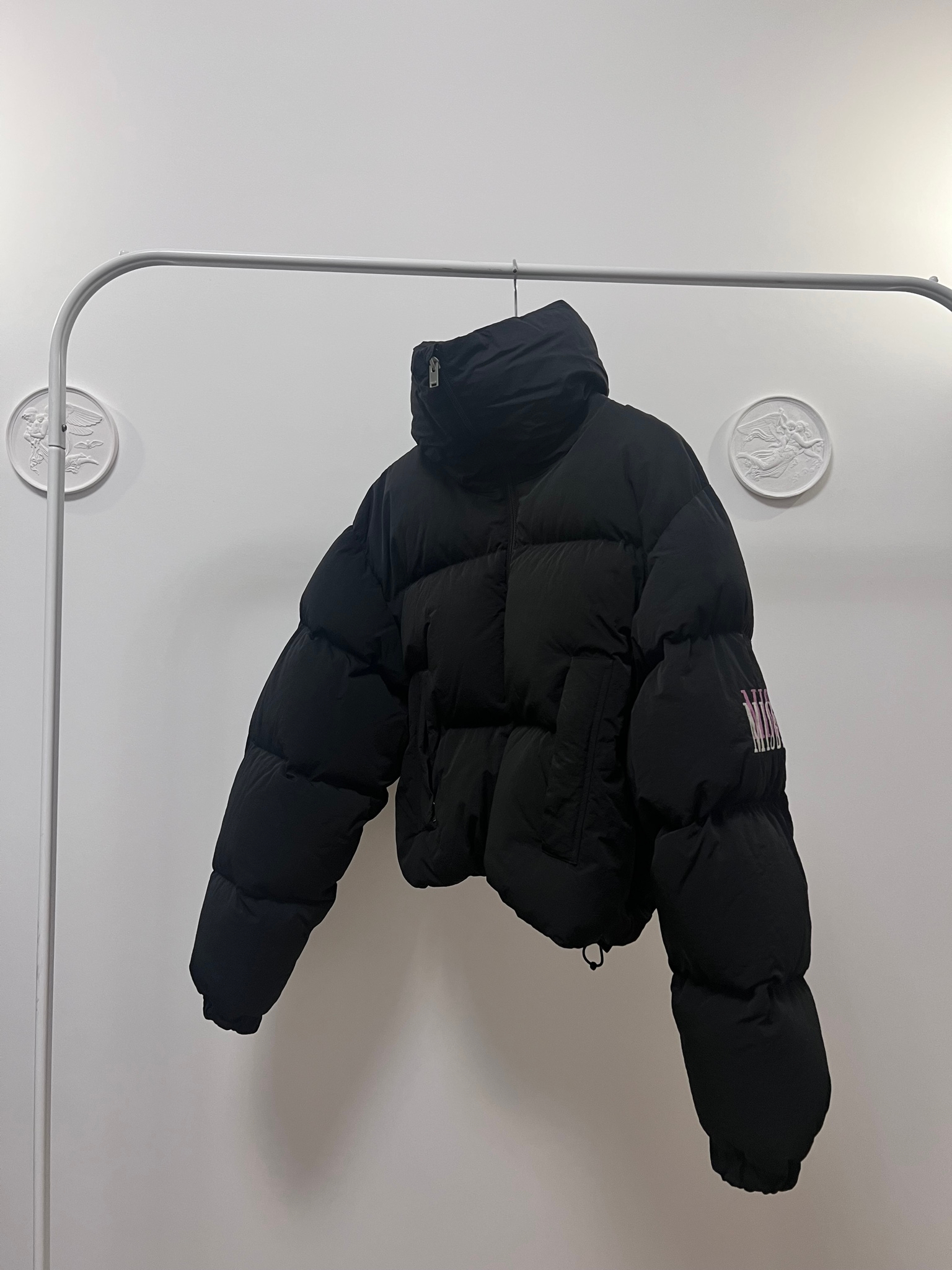 Misbhv Cropped logo Embroidered Puffer, миниатюра 7