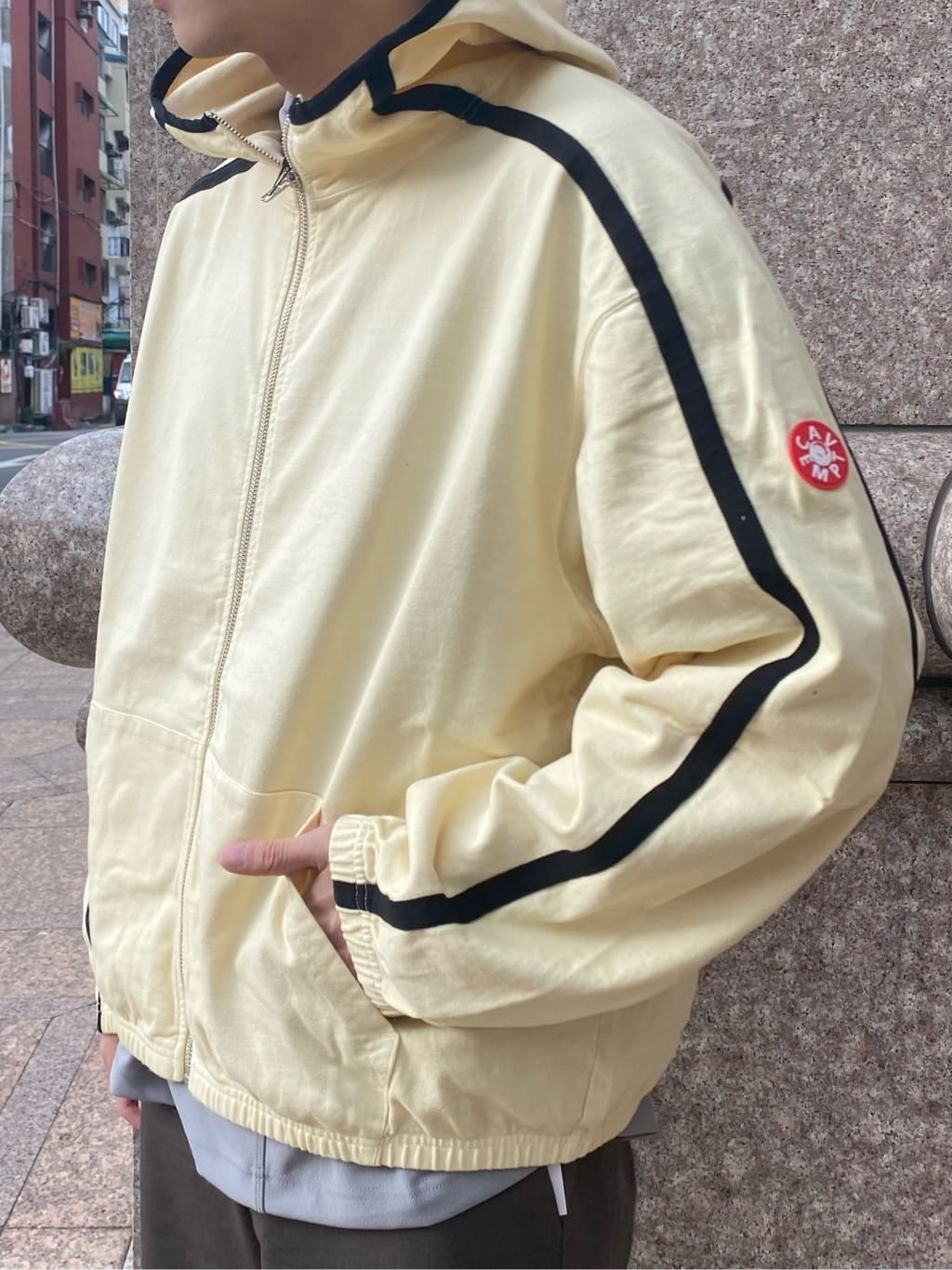 Cav Empt Overdye Taped Light Zip Hoodie, миниатюра 8