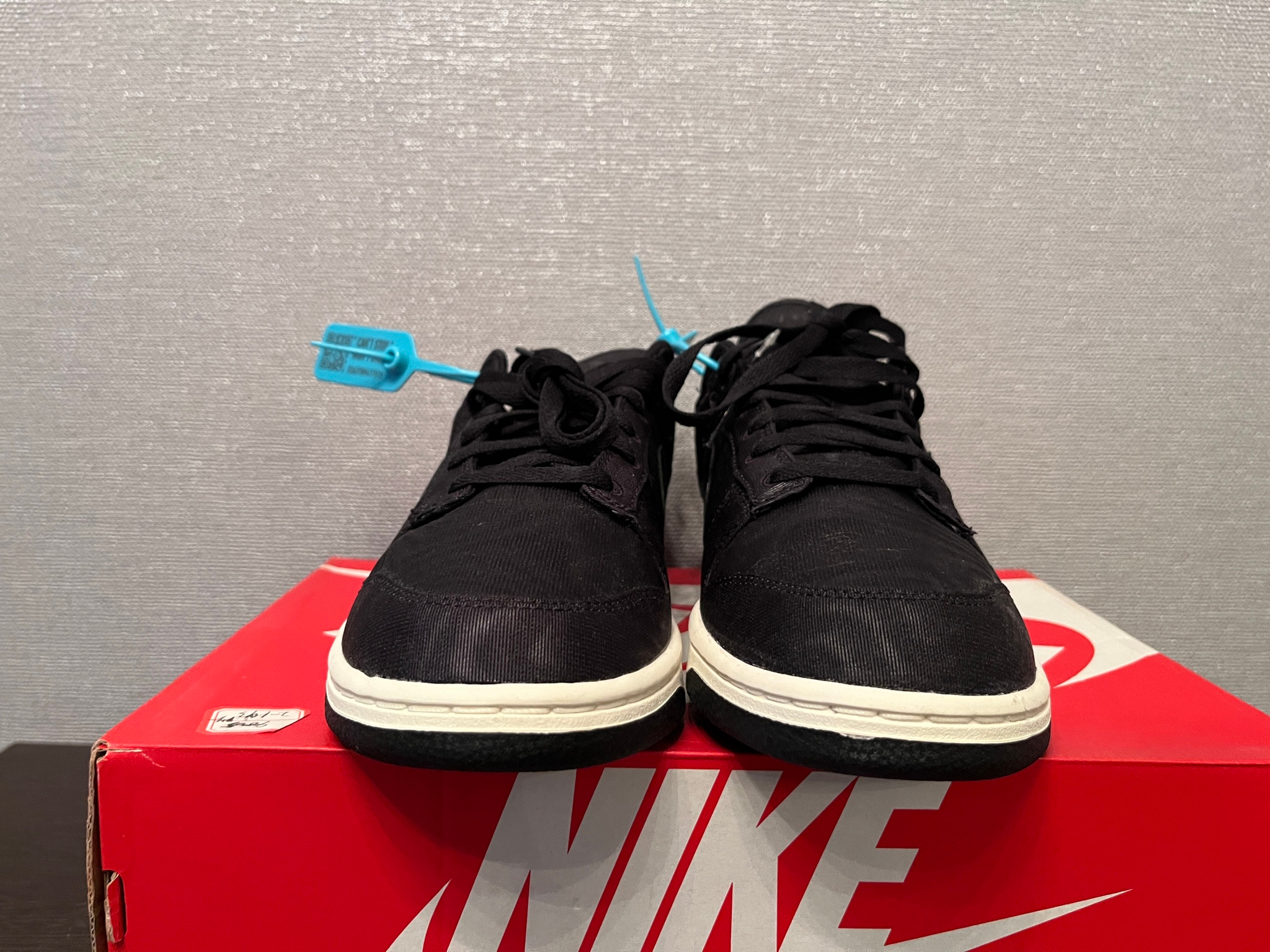 Nike   Dunk Low Retro PRM Black Canvas, миниатюра 1