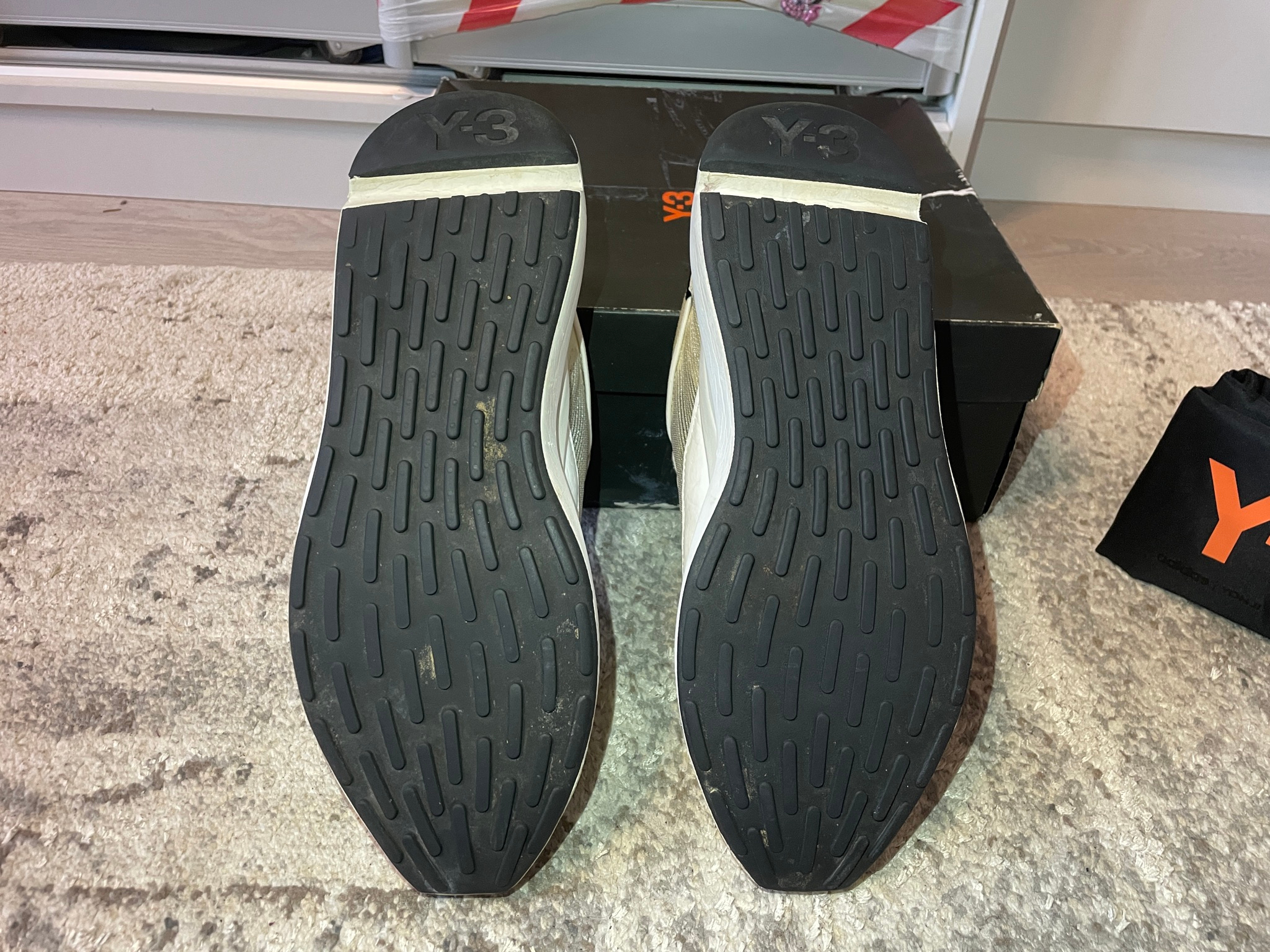 Adidas x Yohji Yamamoto Y-3 Shiku Run White Orbit Grey, миниатюра 5
