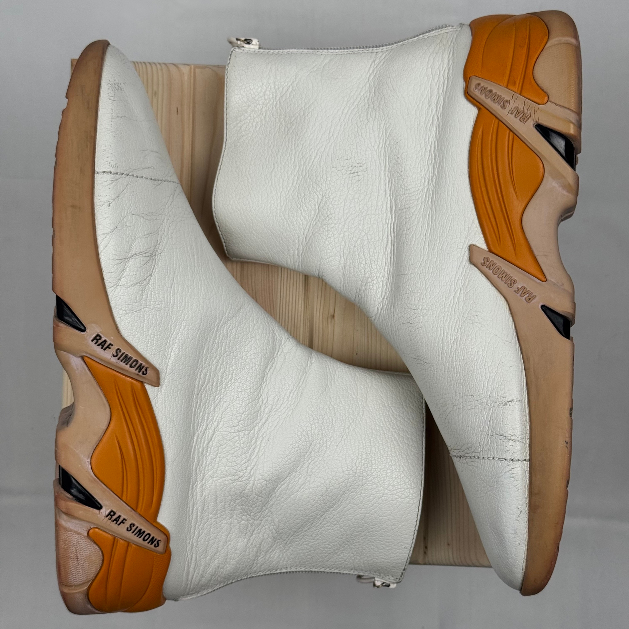 Raf Simons Cylon 22 Leather White, миниатюра 3