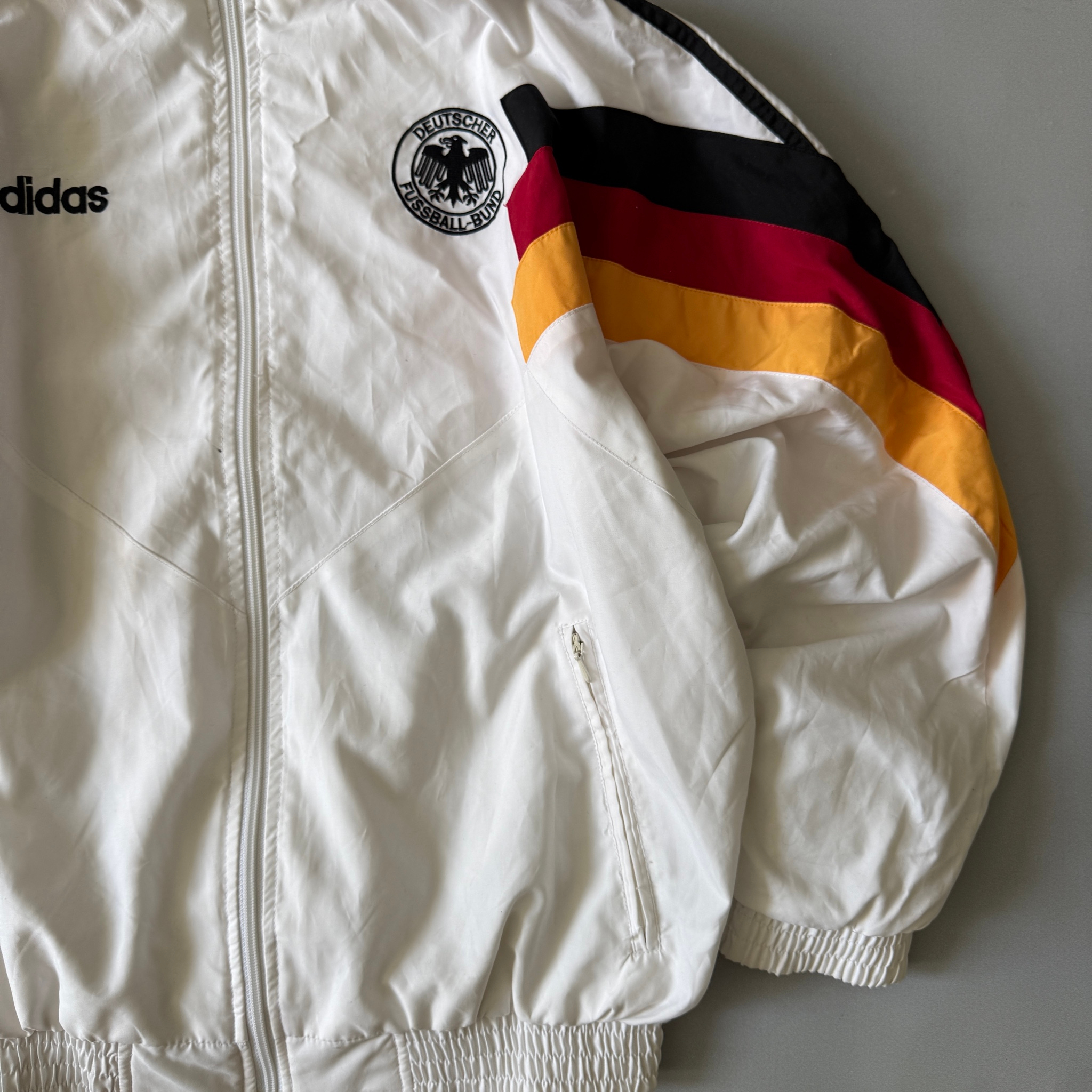 Adidas Rare 1990s Vintage Deutschland Football Jacket, миниатюра 3