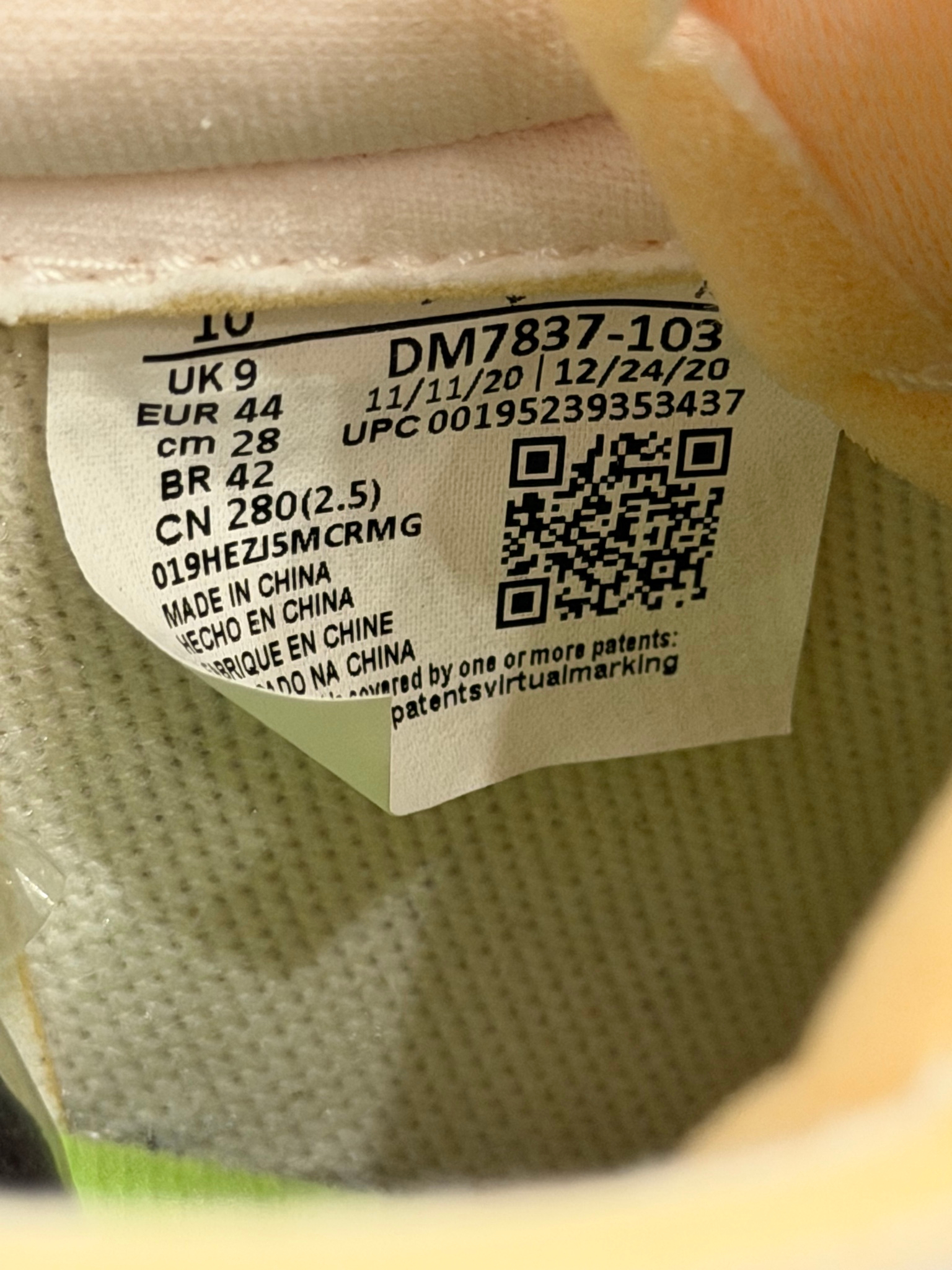 Nike x Air Jordan Air Jordan 1 OG Low Ghost Green, миниатюра 4