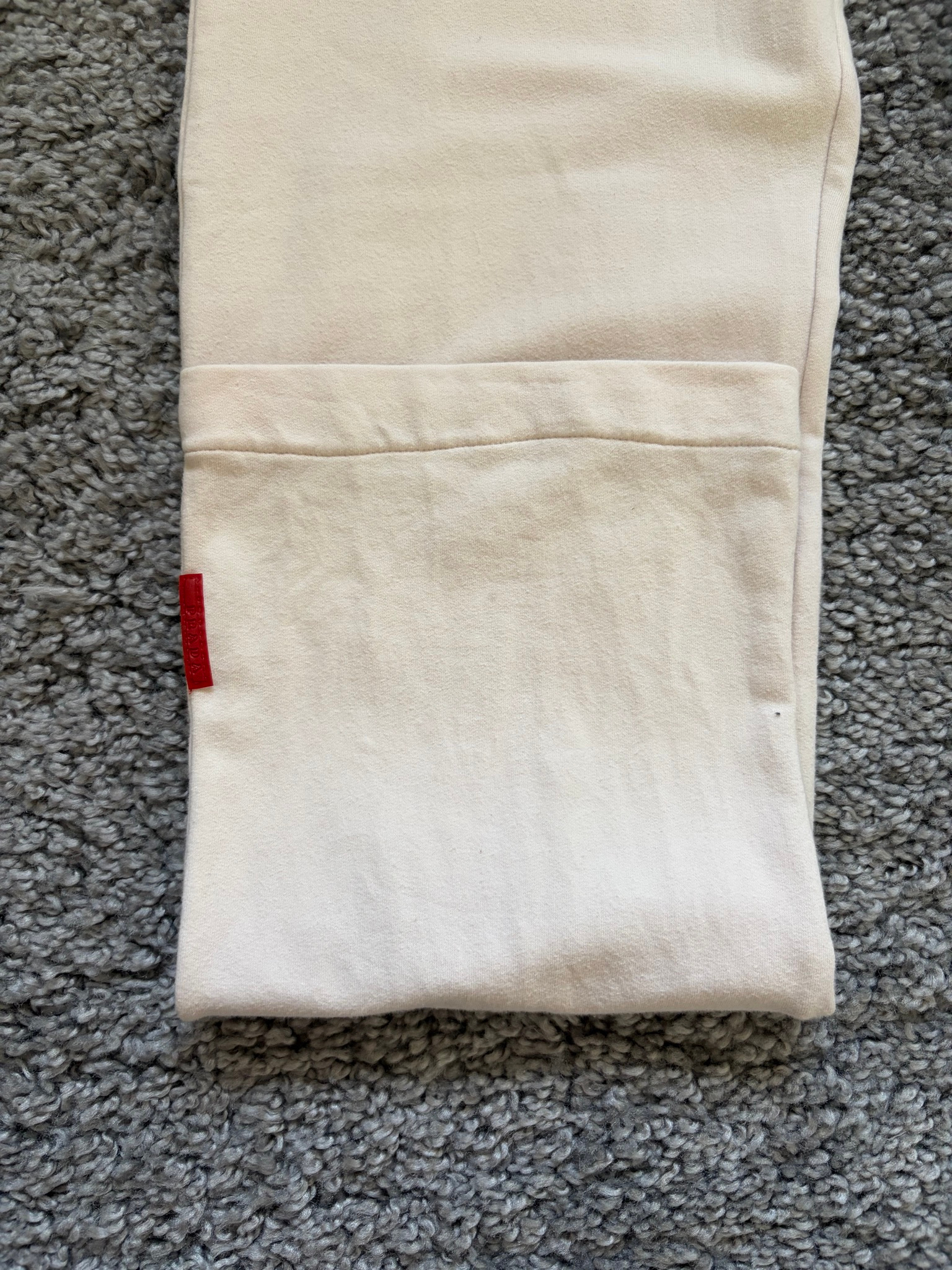 Prada Red tab straight sweat pants, миниатюра 6