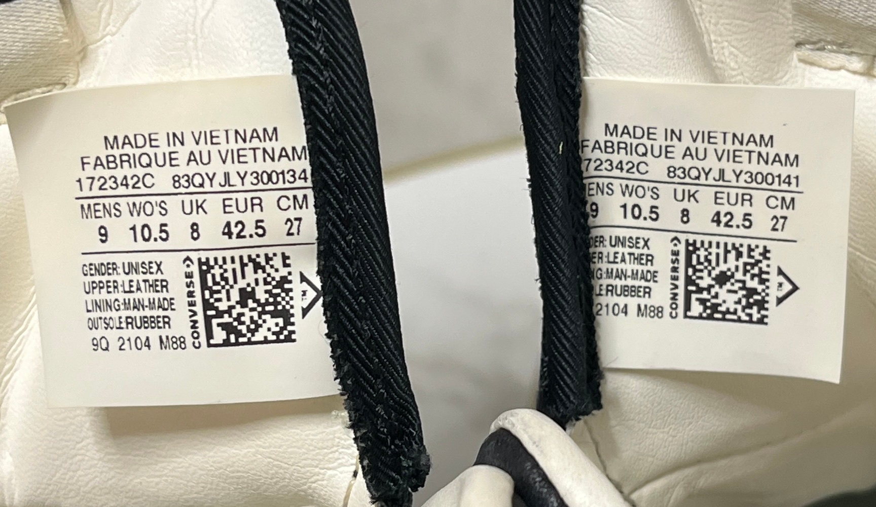 Converse x Rick Owens TURBOWPN Mid Black Cloud Cream, миниатюра 7