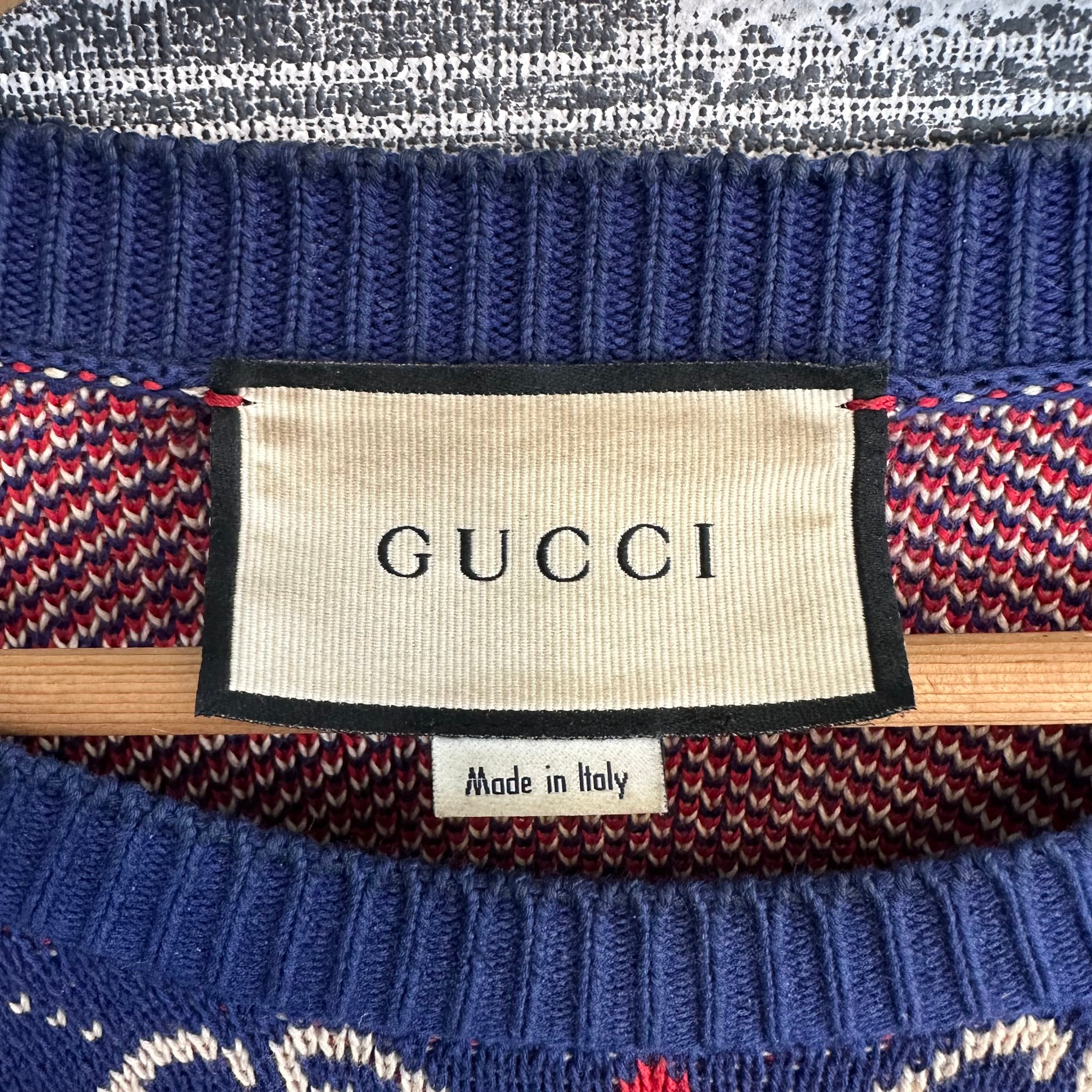Gucci GG Star Intarsia sweater, миниатюра 3