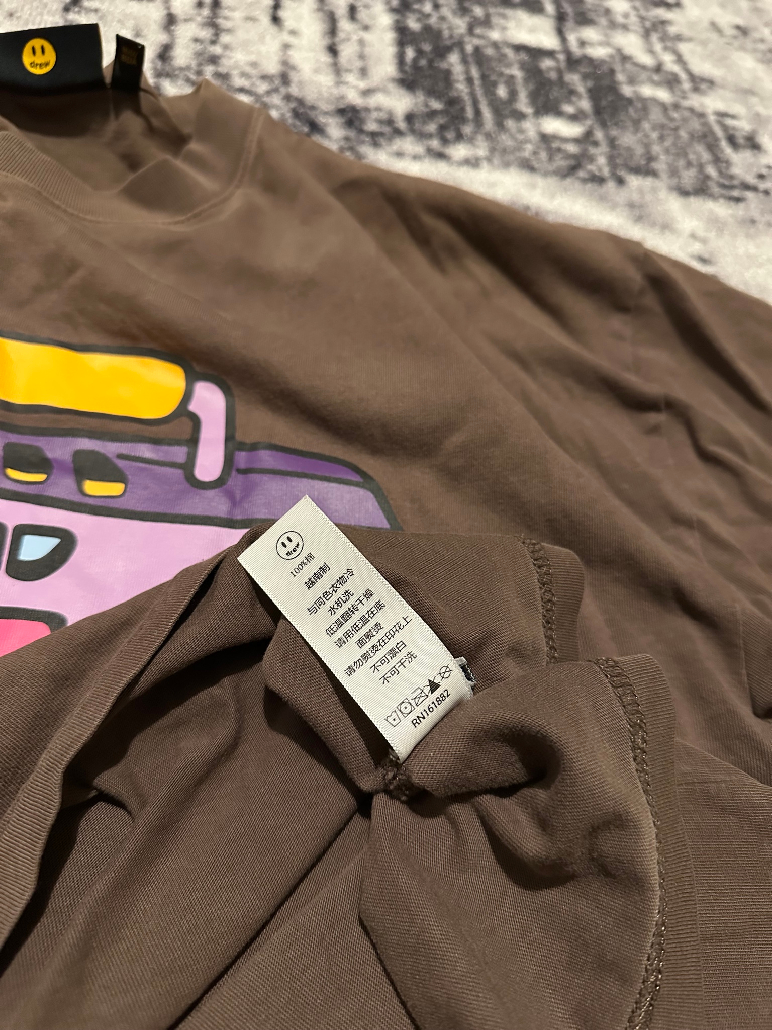 Drew House Boombox SS Chocolate Garment, миниатюра 9