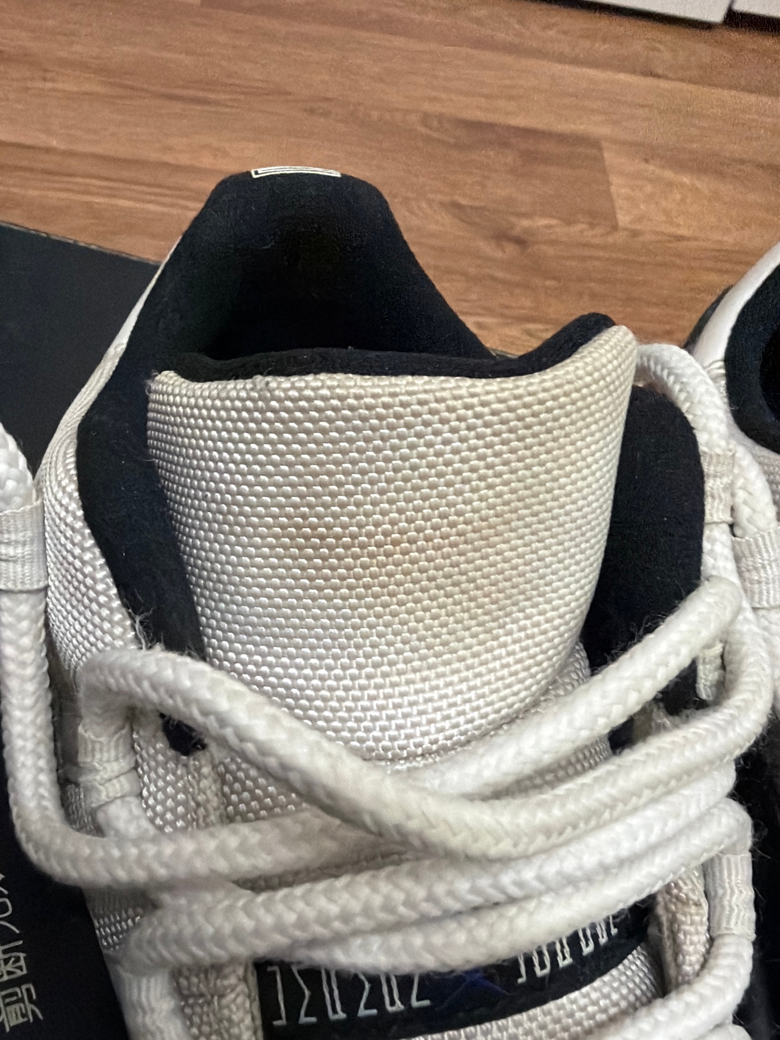 Nike Air Jordan 11 retro low BLACK-DARK CONCORD, миниатюра 10