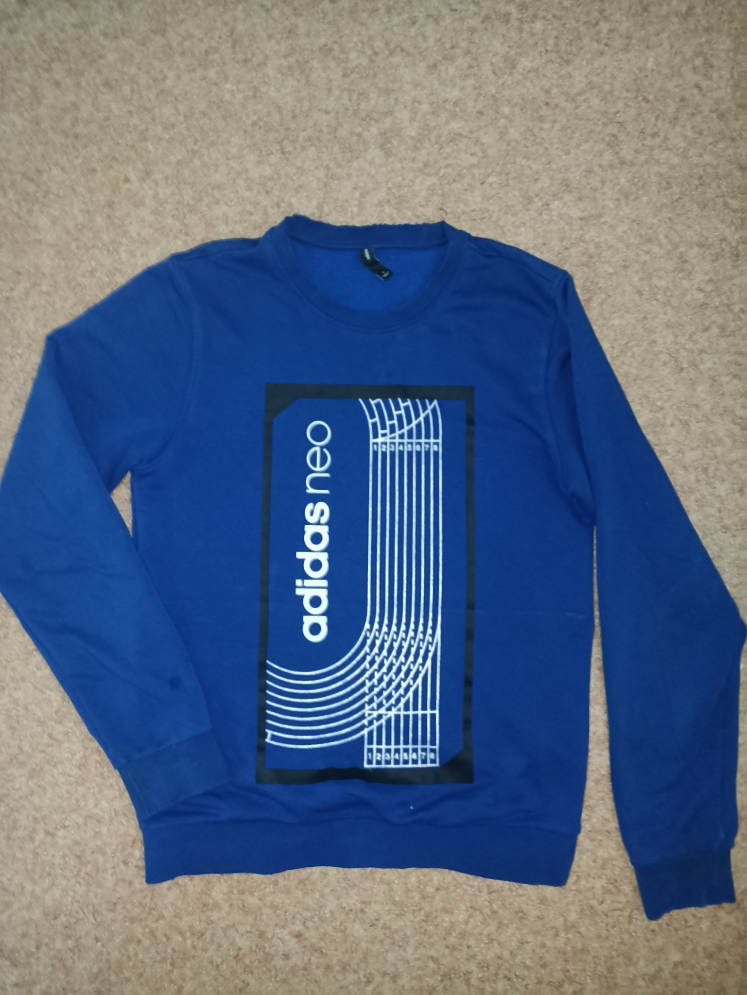 adidas neo Neo Graphic Crewneck Sweatshirt (примерно 2013–2016 годы выпуска)., миниатюра 1