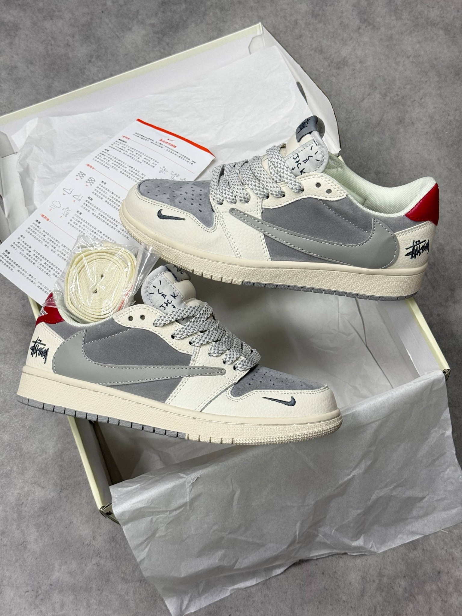 Nike x Stüssy Air Jordan 1 Low, миниатюра 2