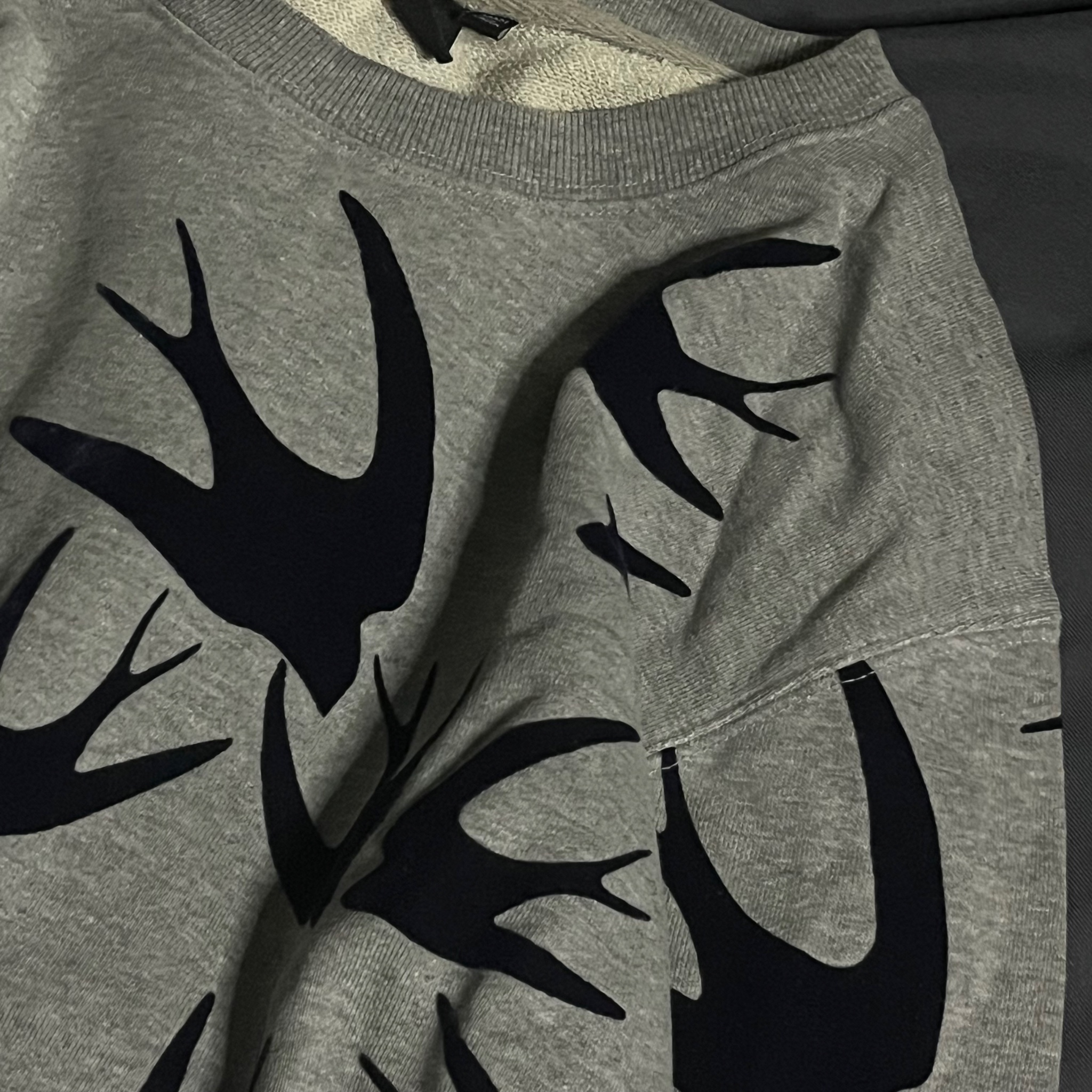 Alexander McQueen Birds Sweatshirt indesleaze archive, миниатюра 4