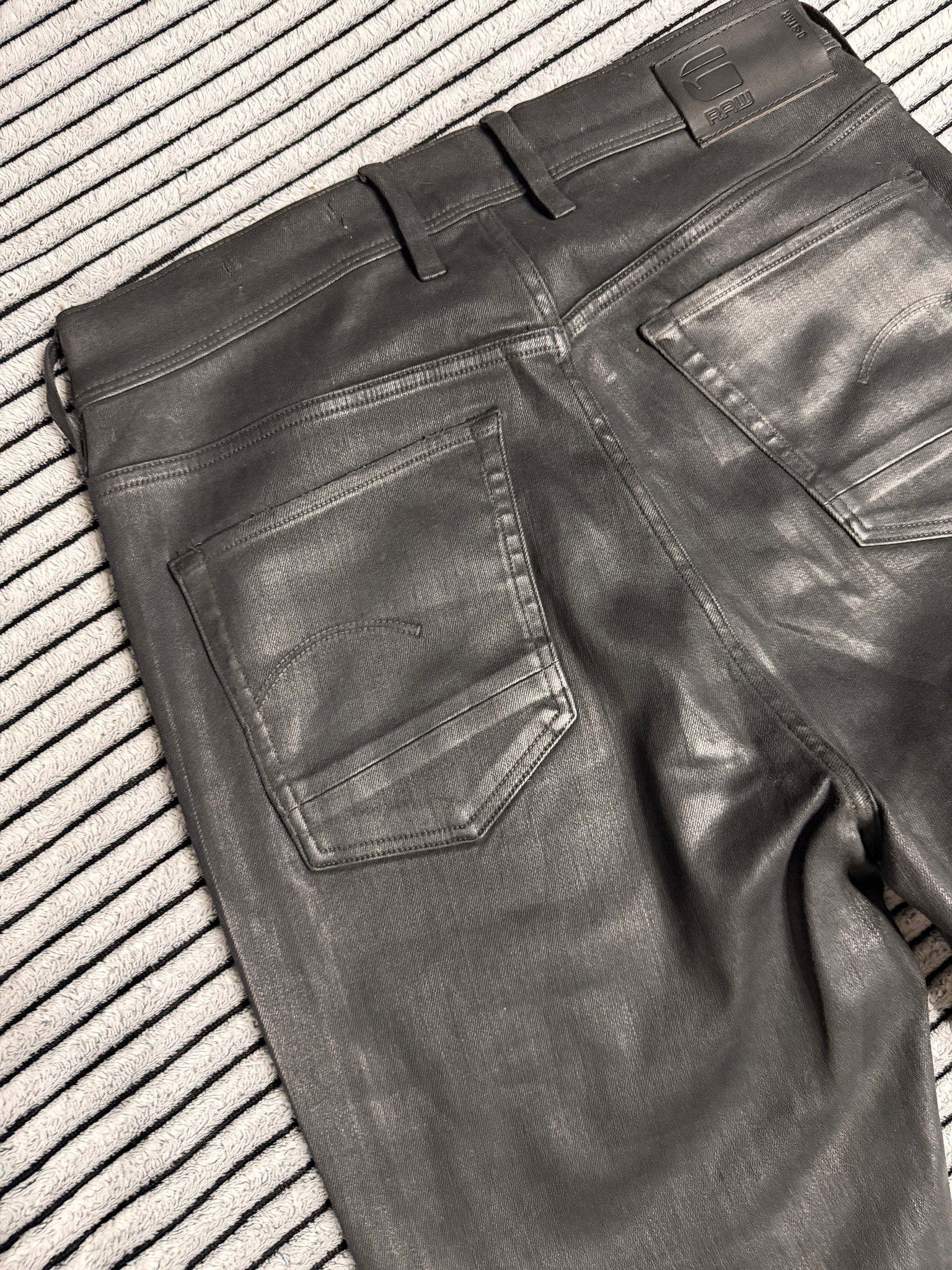 G-Star RAW 3301 Kafey Ultra High Skinny, миниатюра 10