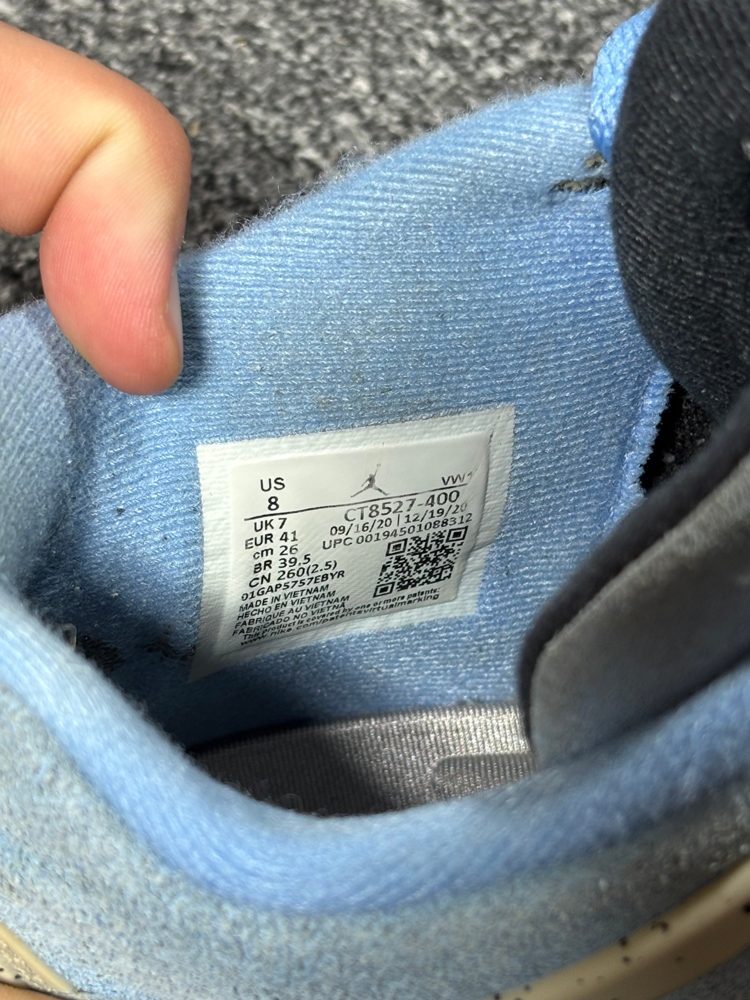 Nike Air Jordan 4 Retro University Blue, миниатюра 5