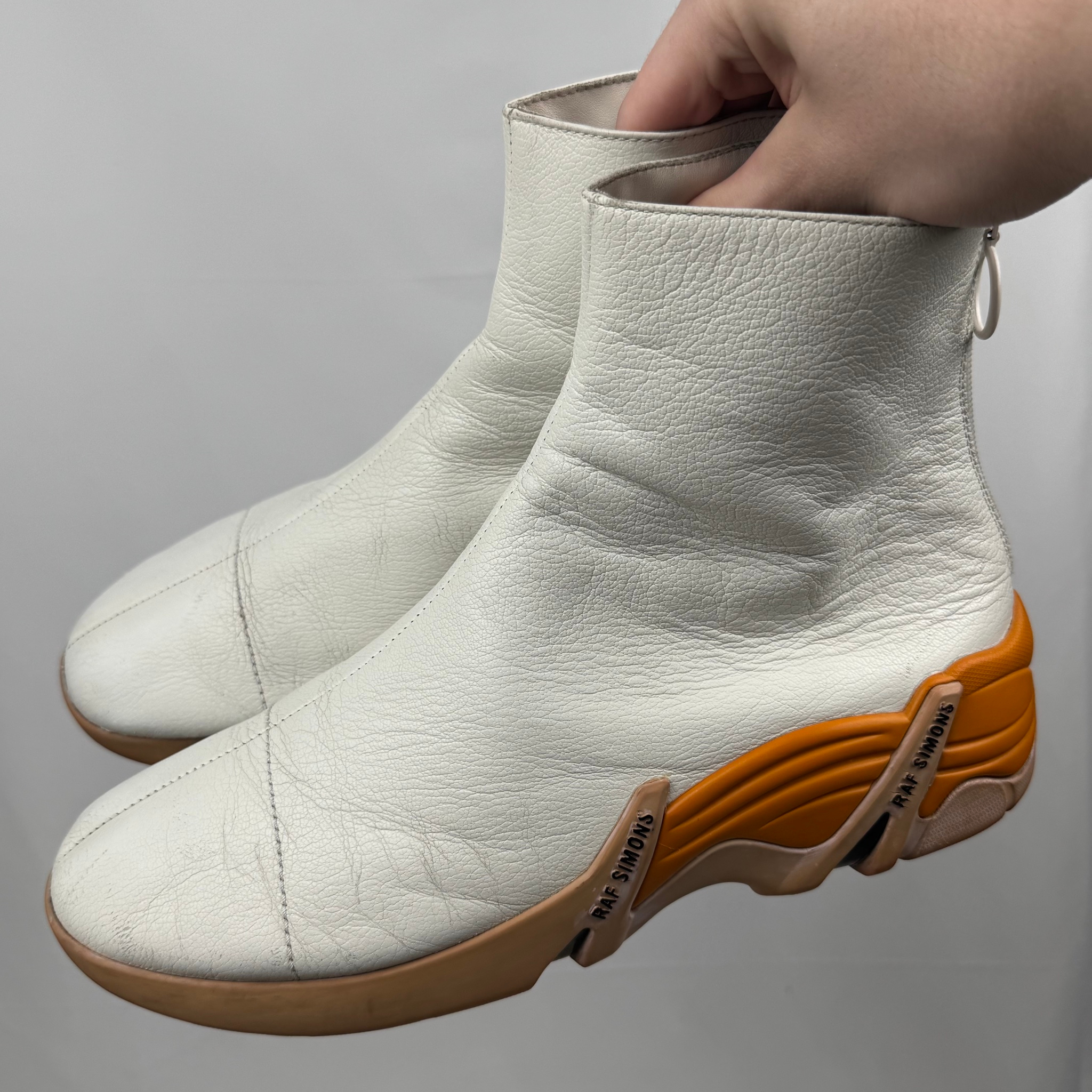 Raf Simons Cylon 22 Leather White, миниатюра 2