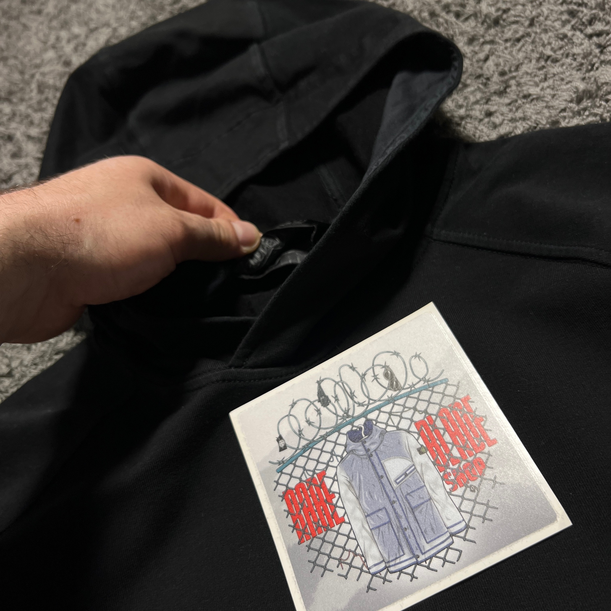 Stone Island GHOST PIECE HOODIE, миниатюра 6