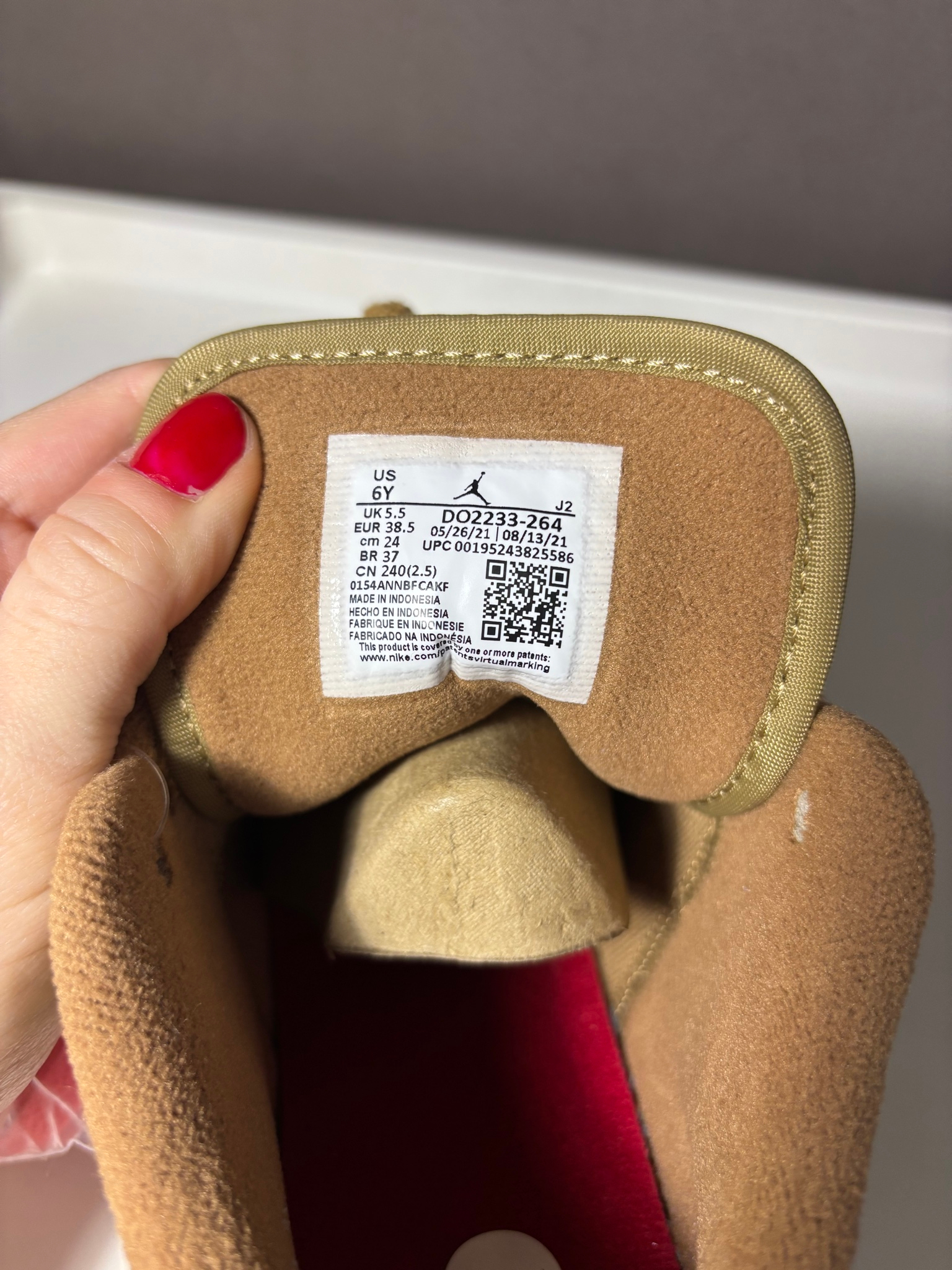 Nike x Air Jordan Jordan 1 Low GS Teddy Bear, миниатюра 5