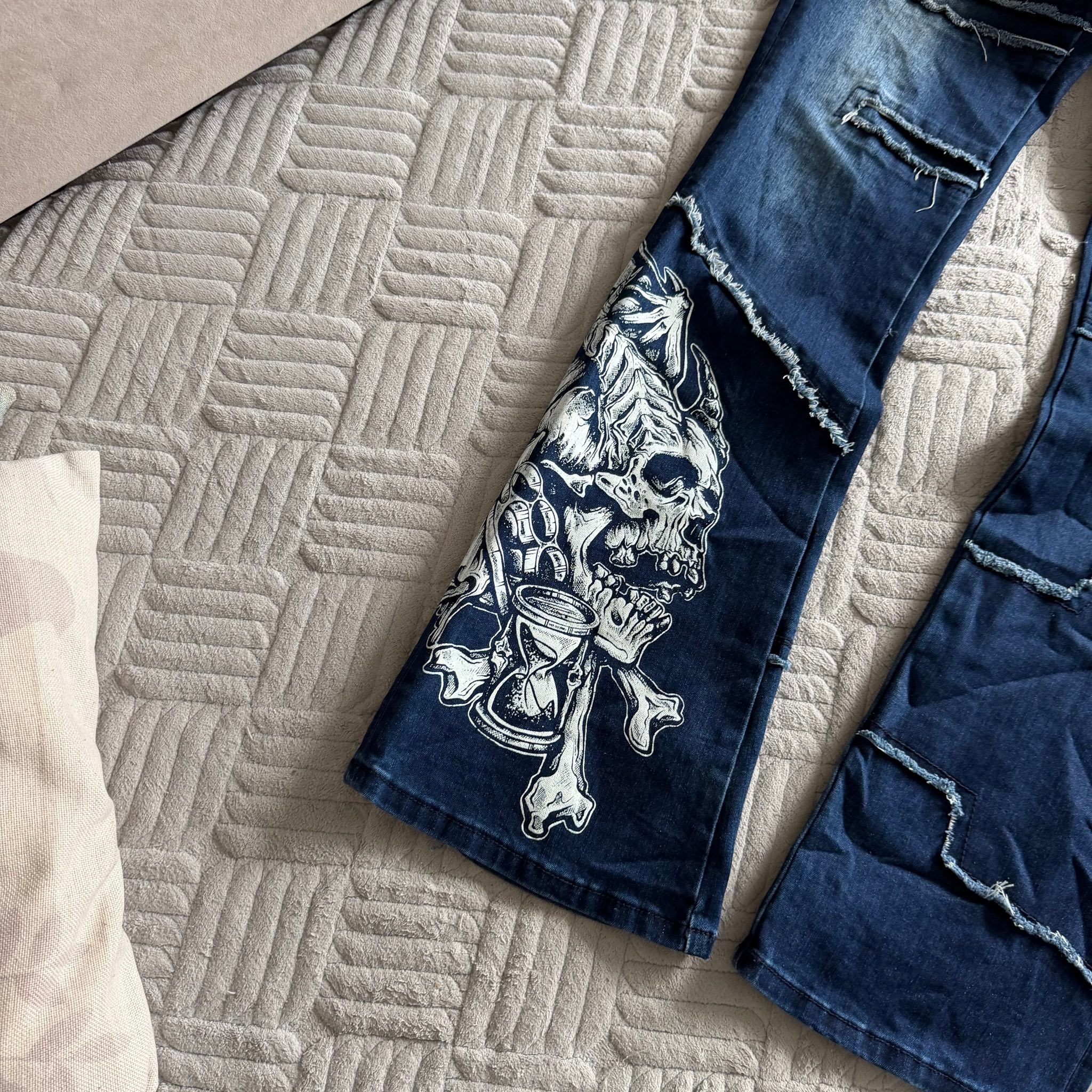 Rock Rebel Y2k Jeans Bootcut, миниатюра 4