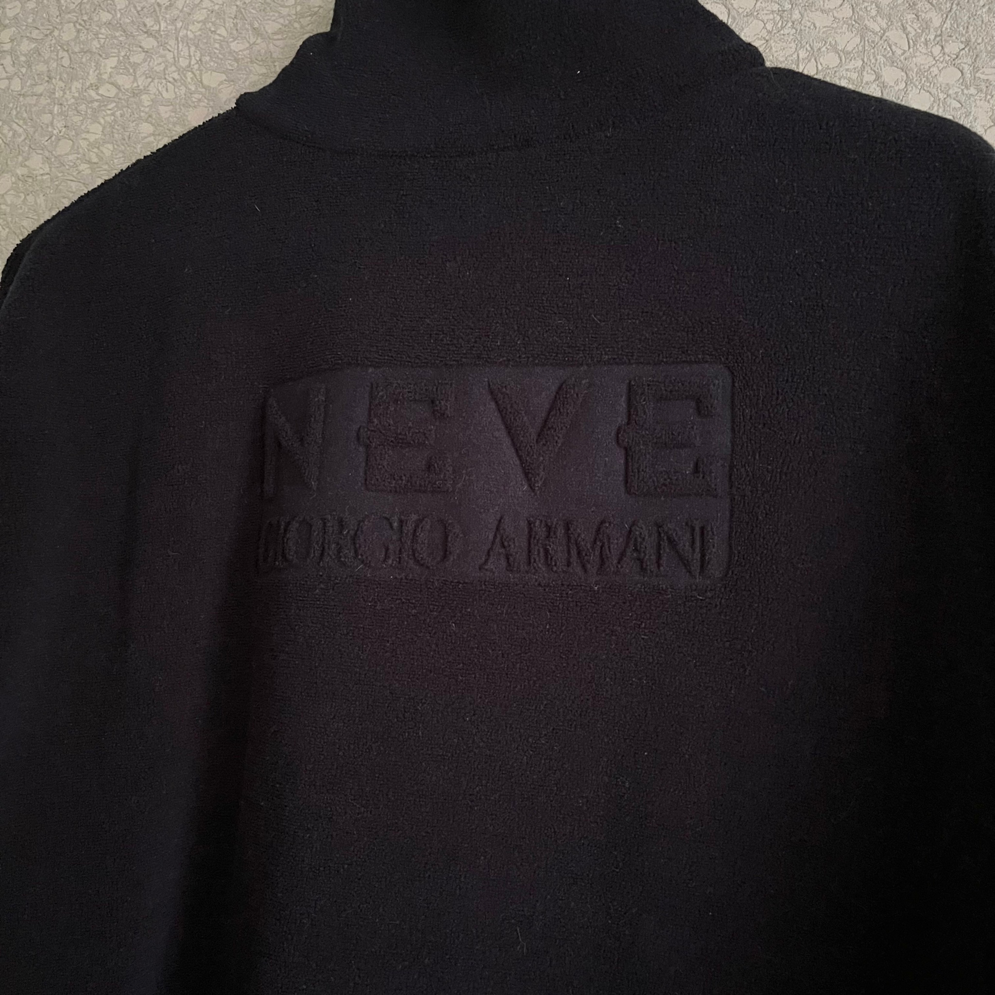 Giorgio Armani Neve AW98 Fleece Sweater, миниатюра 4