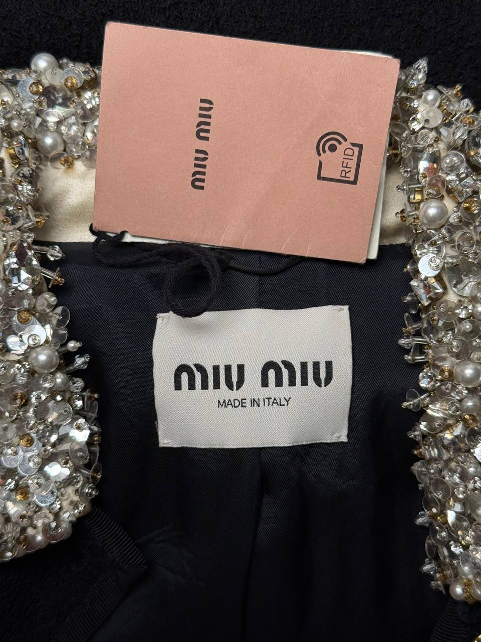 MIU MIU Embellished Collar Jacket, миниатюра 6