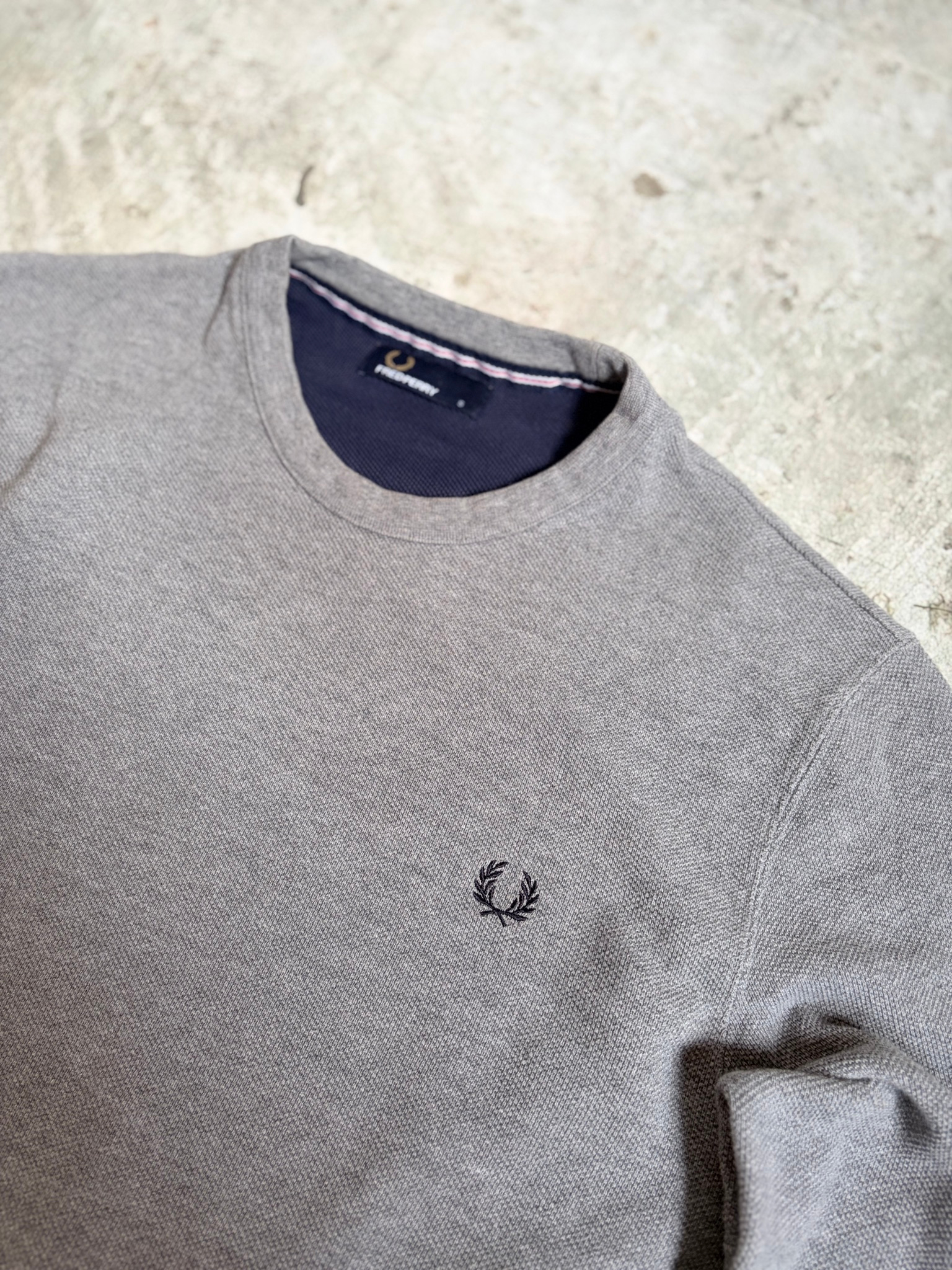Fred Perry Gray Sweater, миниатюра 3