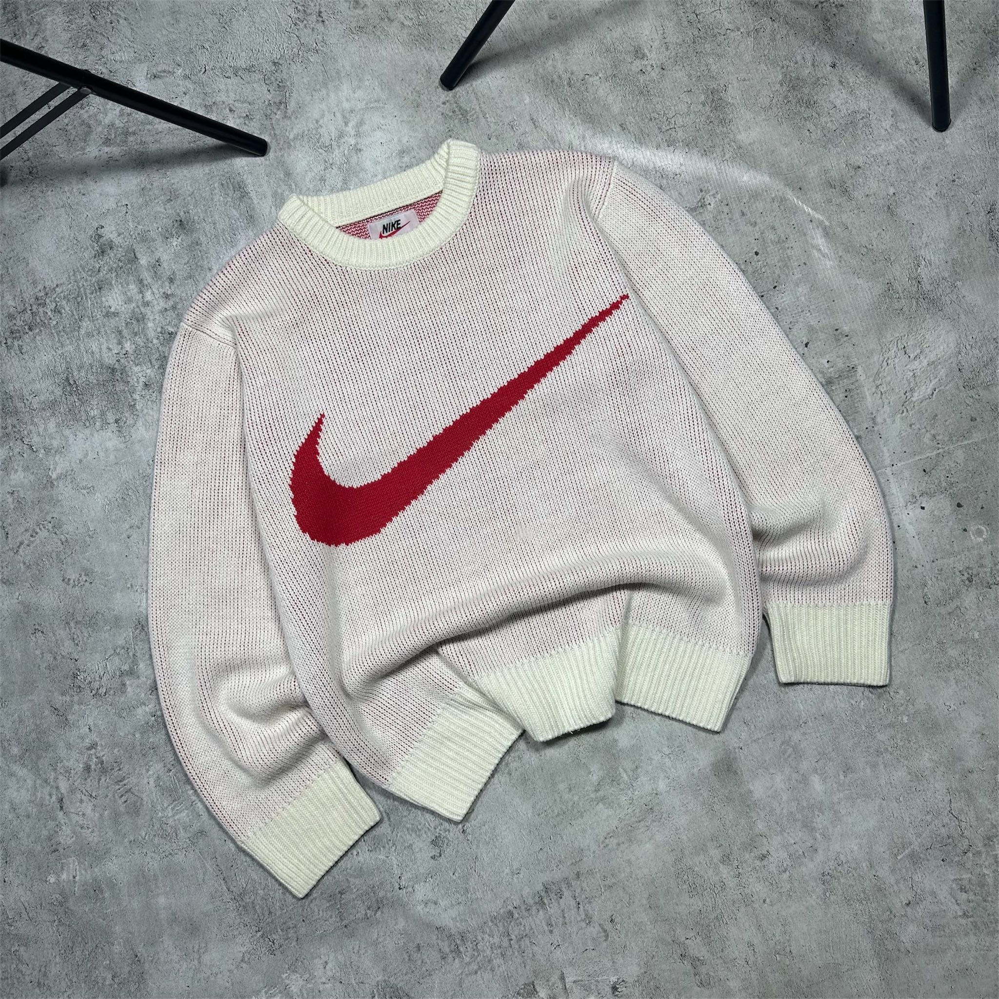 Nike x Supreme SS19 Swoosh knit sweater crossover printing, миниатюра 12