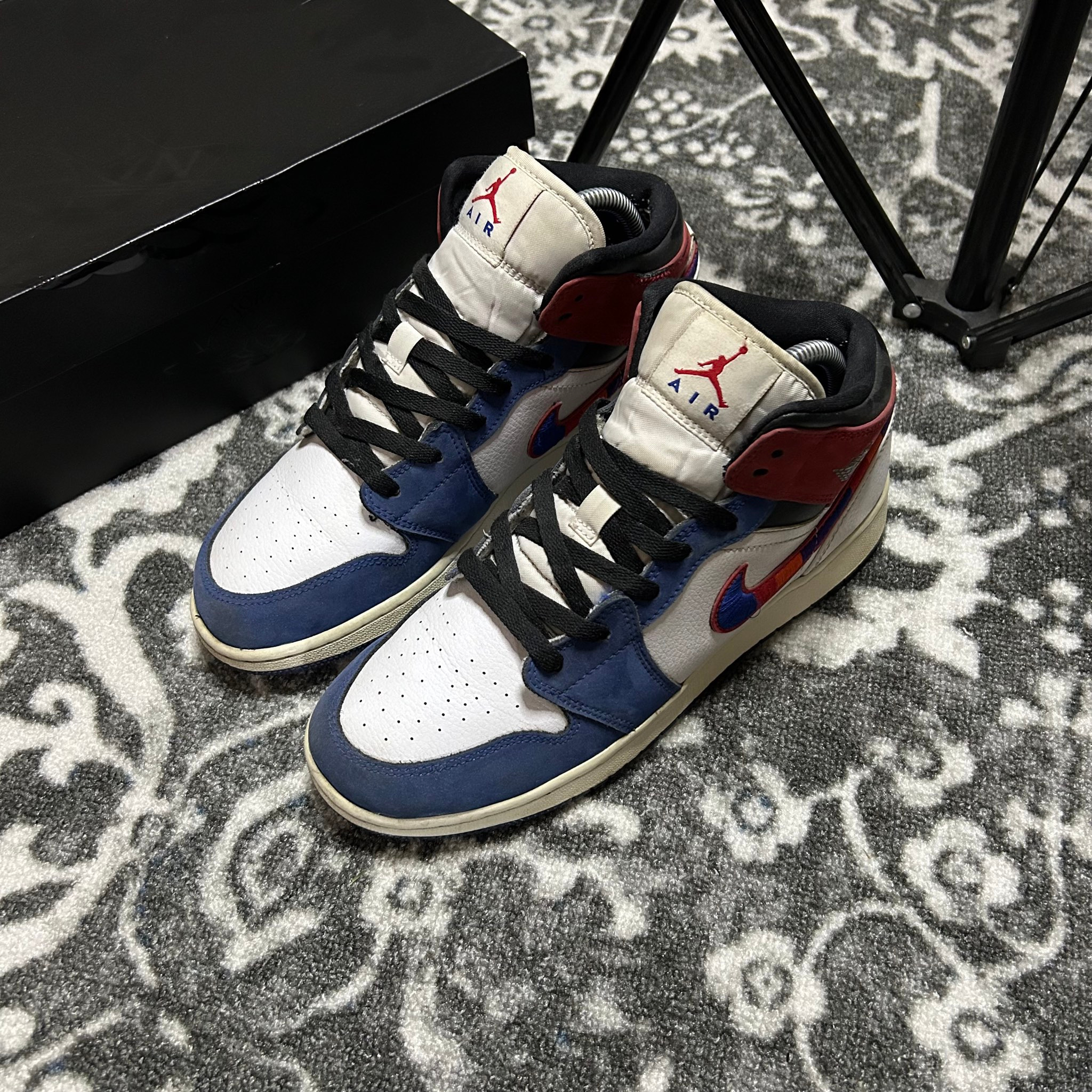 Nike x Air Jordan 1 Mid Мulti Cоlour Swоosh, миниатюра 6
