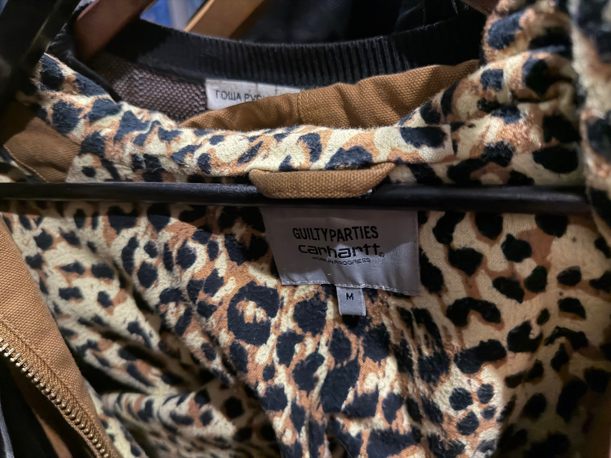 Carhartt x Guilty Parties Leopard Active Jacket, миниатюра 3