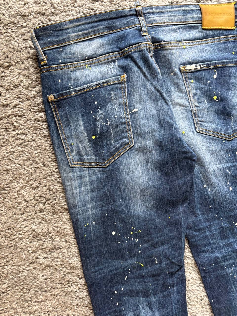 Dsquared2 Full Distressed Slim Jeans, миниатюра 9