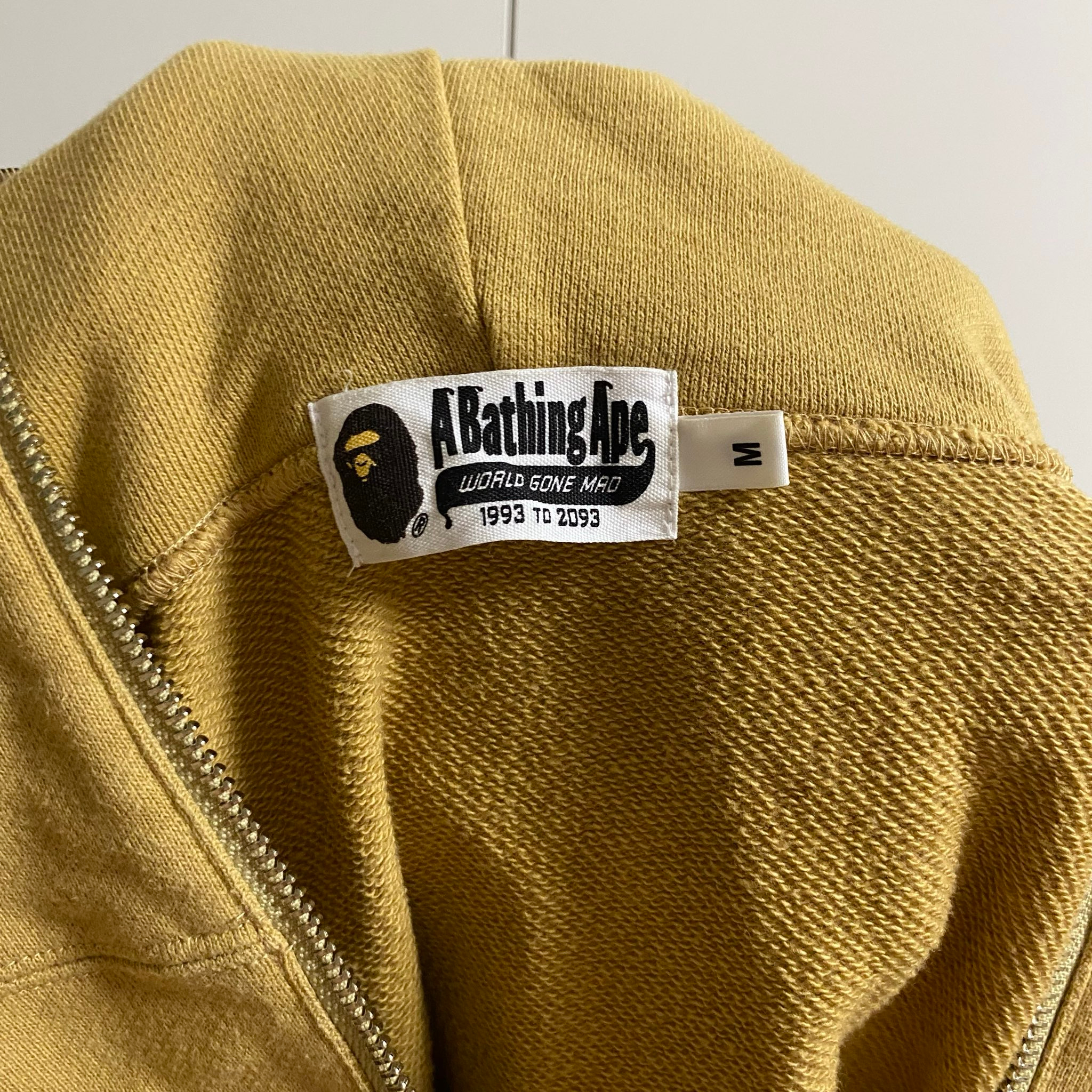 Bape Wash Half Zip Shark Hoodie, миниатюра 3