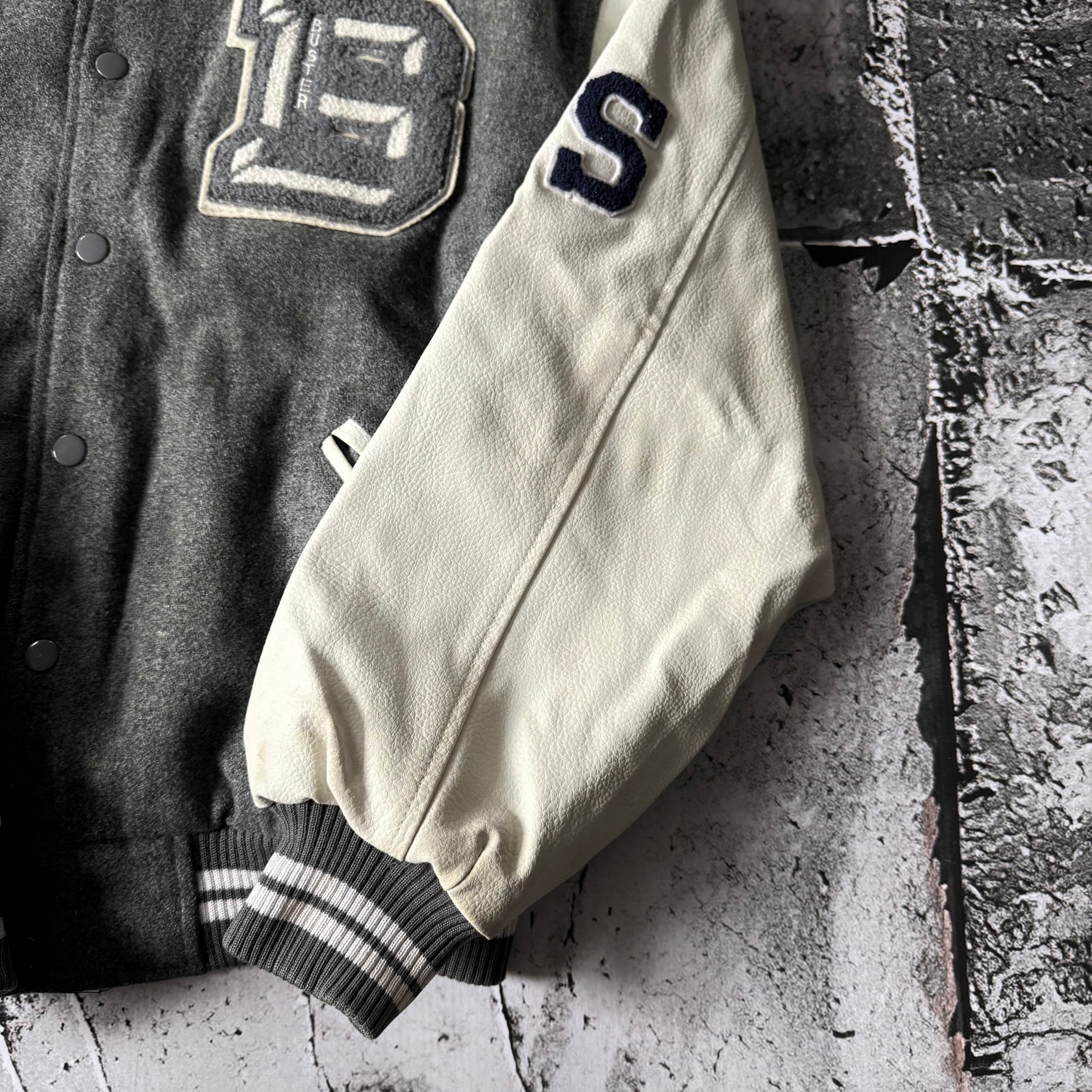 Buster 1990s Vintage Varsity Bomber Jacket, миниатюра 3