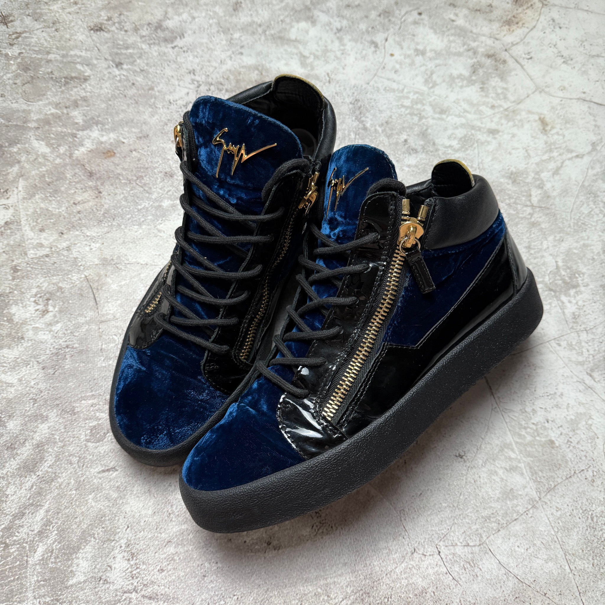 Giuseppe Zanotti Kriss Blue Velvet, миниатюра 1