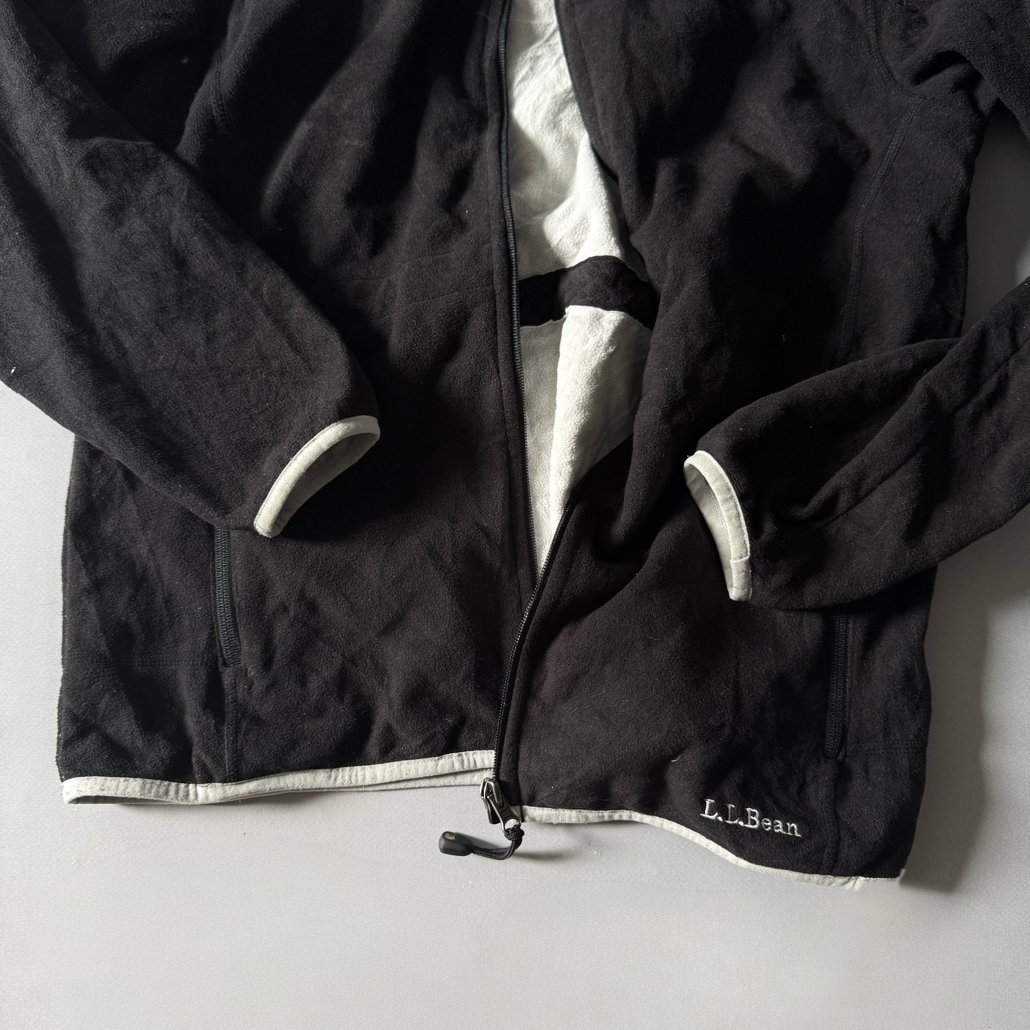 L.L.Bean x Polartec 2000s Vtg Gorpcore Fleece Zip Jacket, миниатюра 3