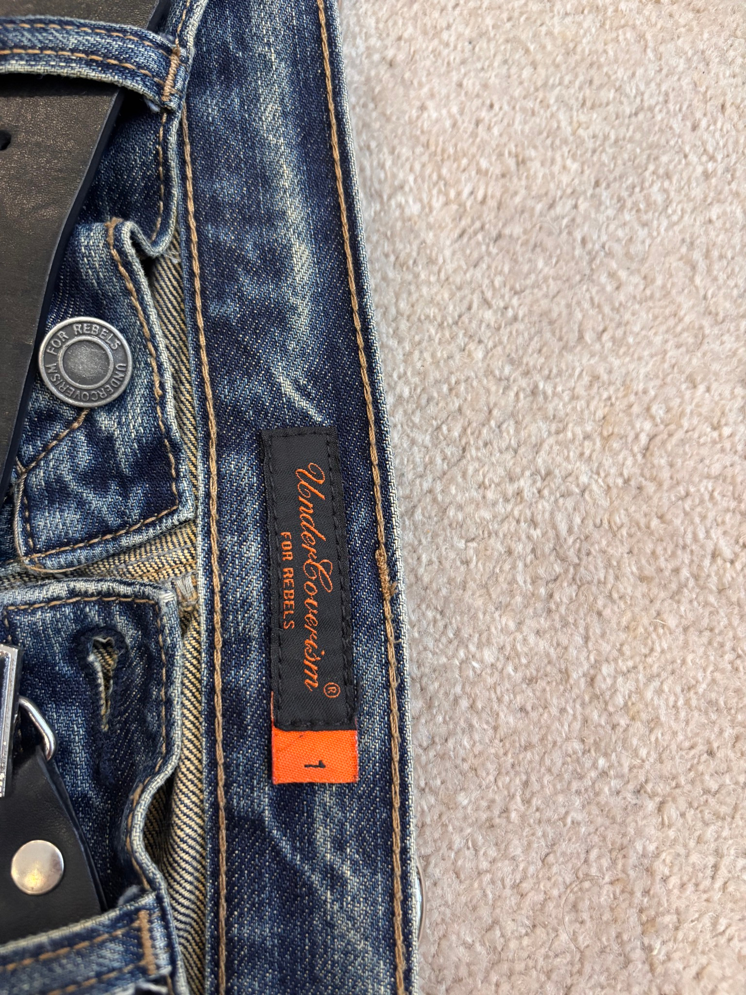 Undercover bug denim ss85, миниатюра 3