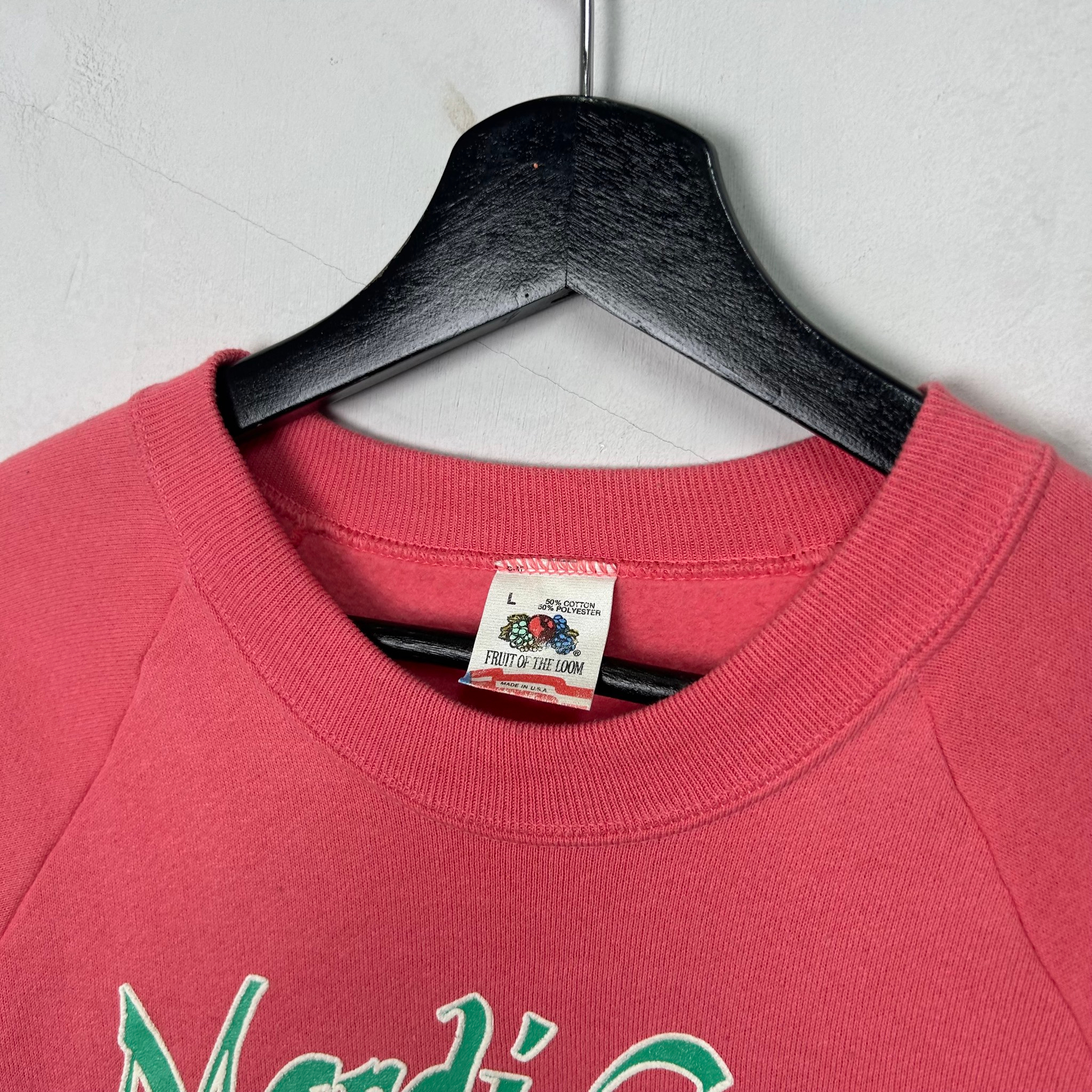 Fruit of the Loom Vintage 1989 New Orleans Mardi Gras Clown Sweatshirt, миниатюра 6