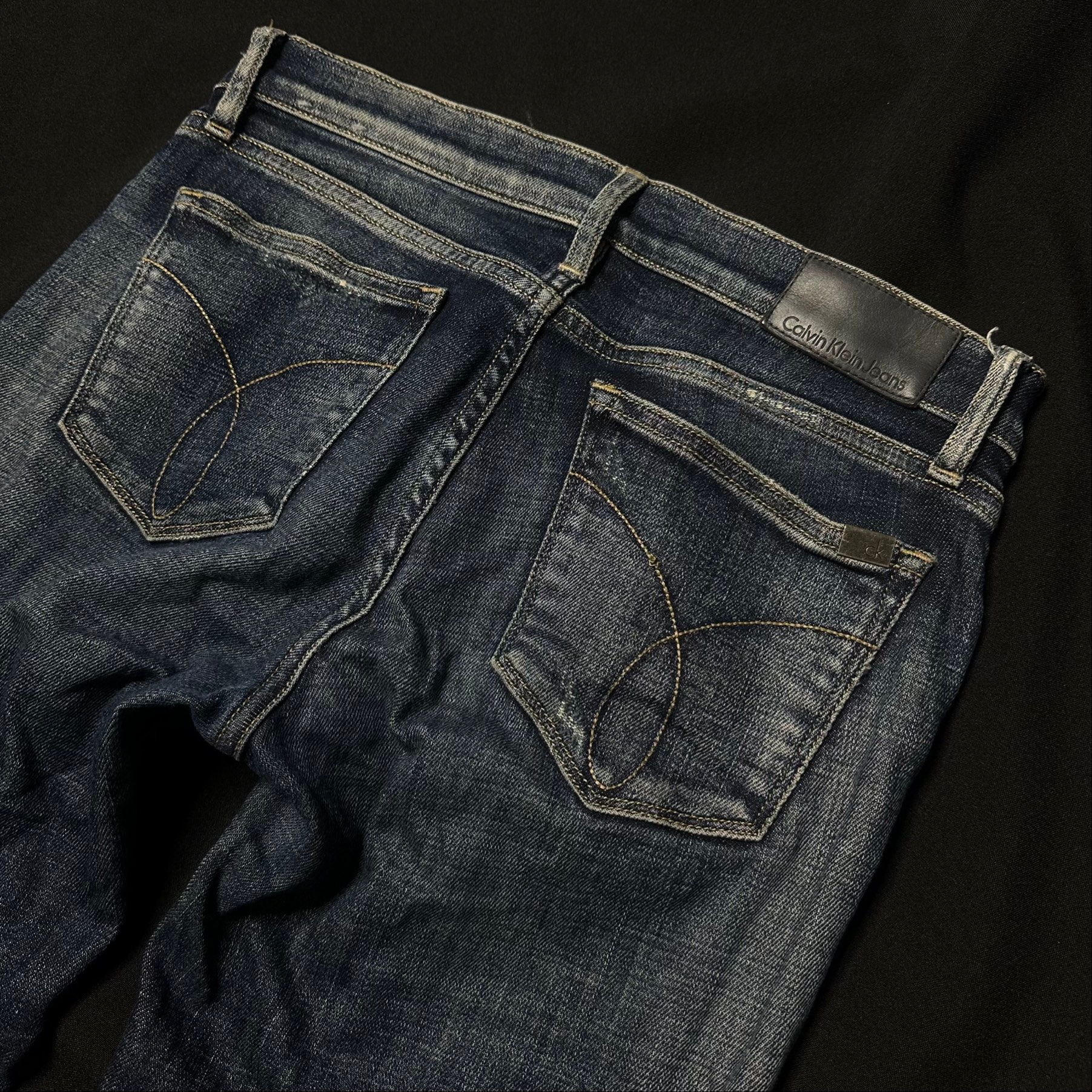 Calvin Klein faded distressed jeans, миниатюра 4