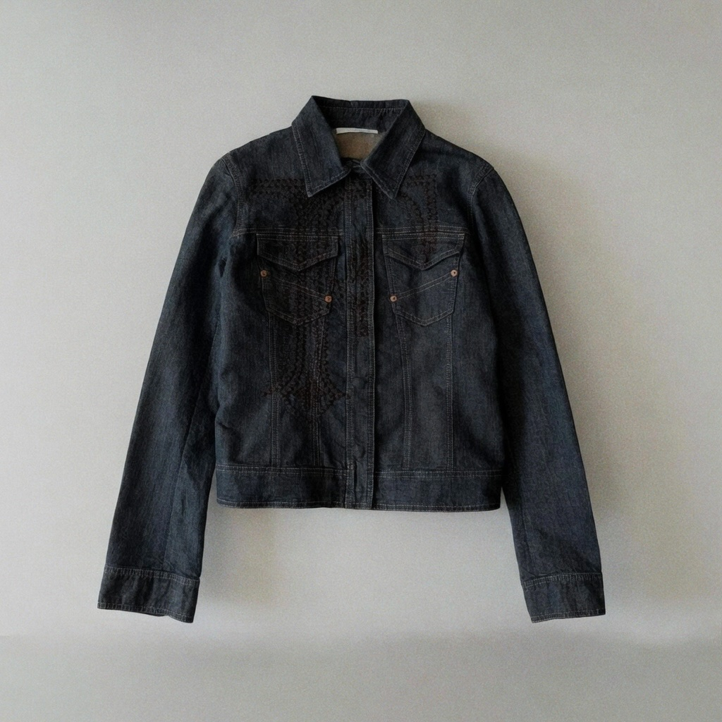 Gianfranco Ferre Women Archival Denim Jacket, миниатюра 1