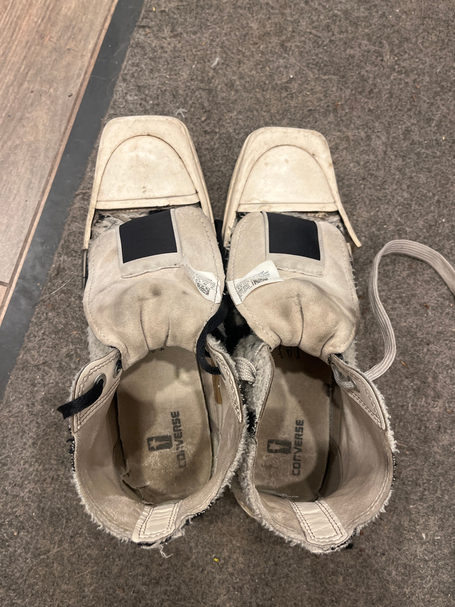 Converse x Rick Owens Turbodrk Zebra, миниатюра 3