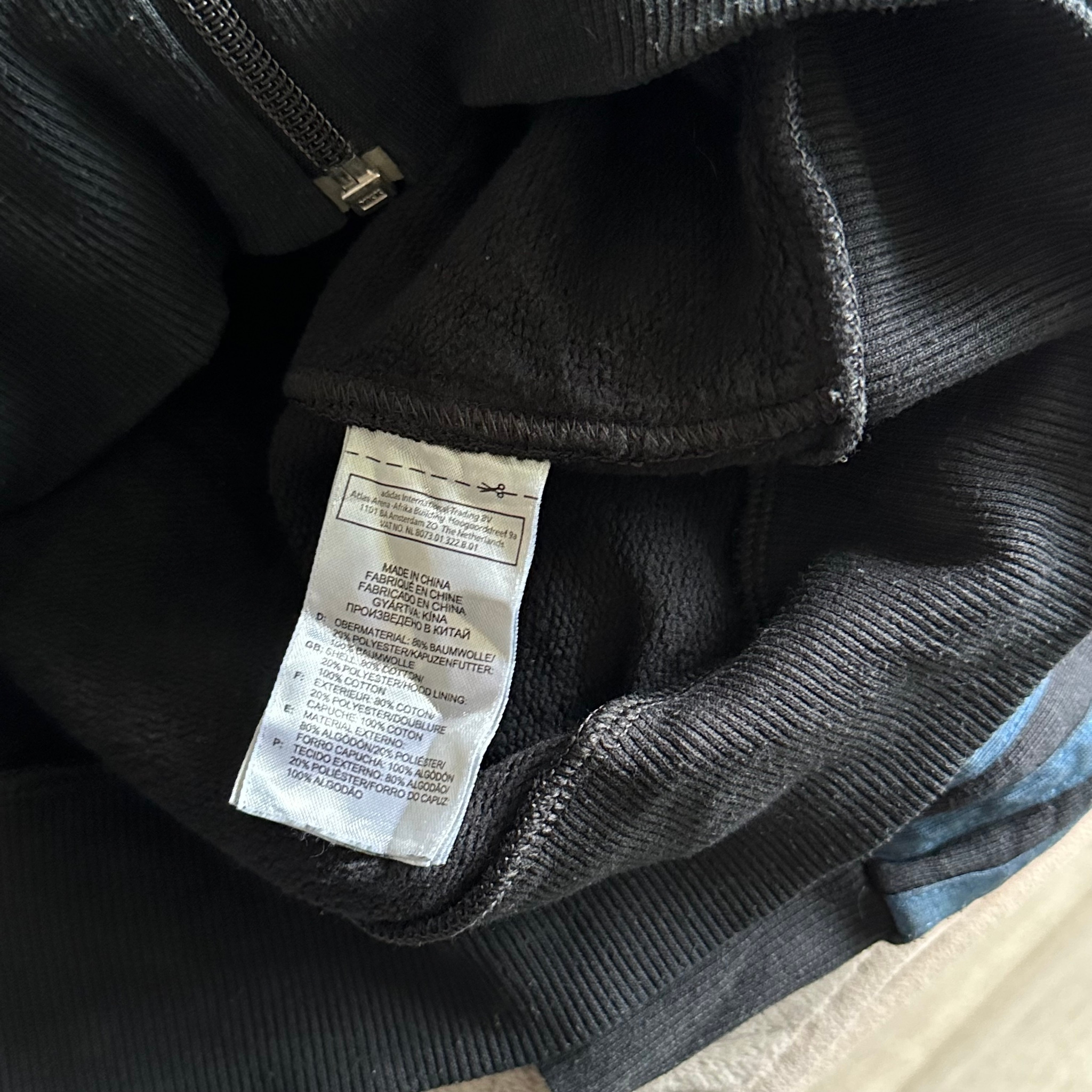Adidas Essentials Vintage Zip-Hoodie 10’s, миниатюра 4