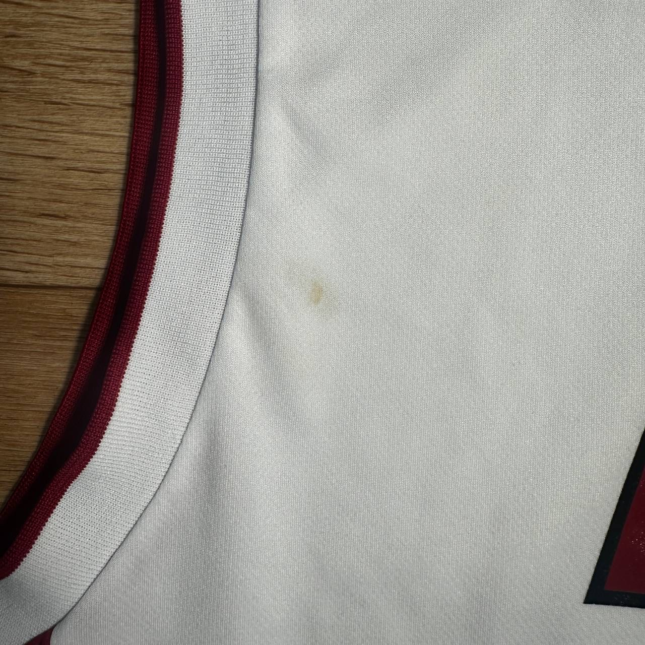 Adidas NBA JAMES HEAT TEAM BASKETBALL JERSEYS UNISEX WHITE, миниатюра 4