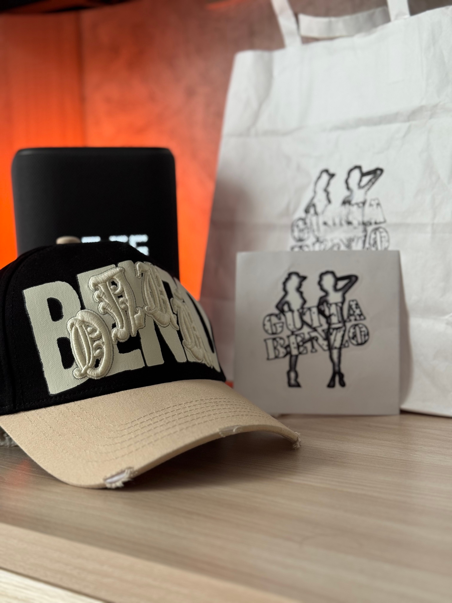 Gutta x Benzo "Surplus" Trucker Hat Black, миниатюра 5