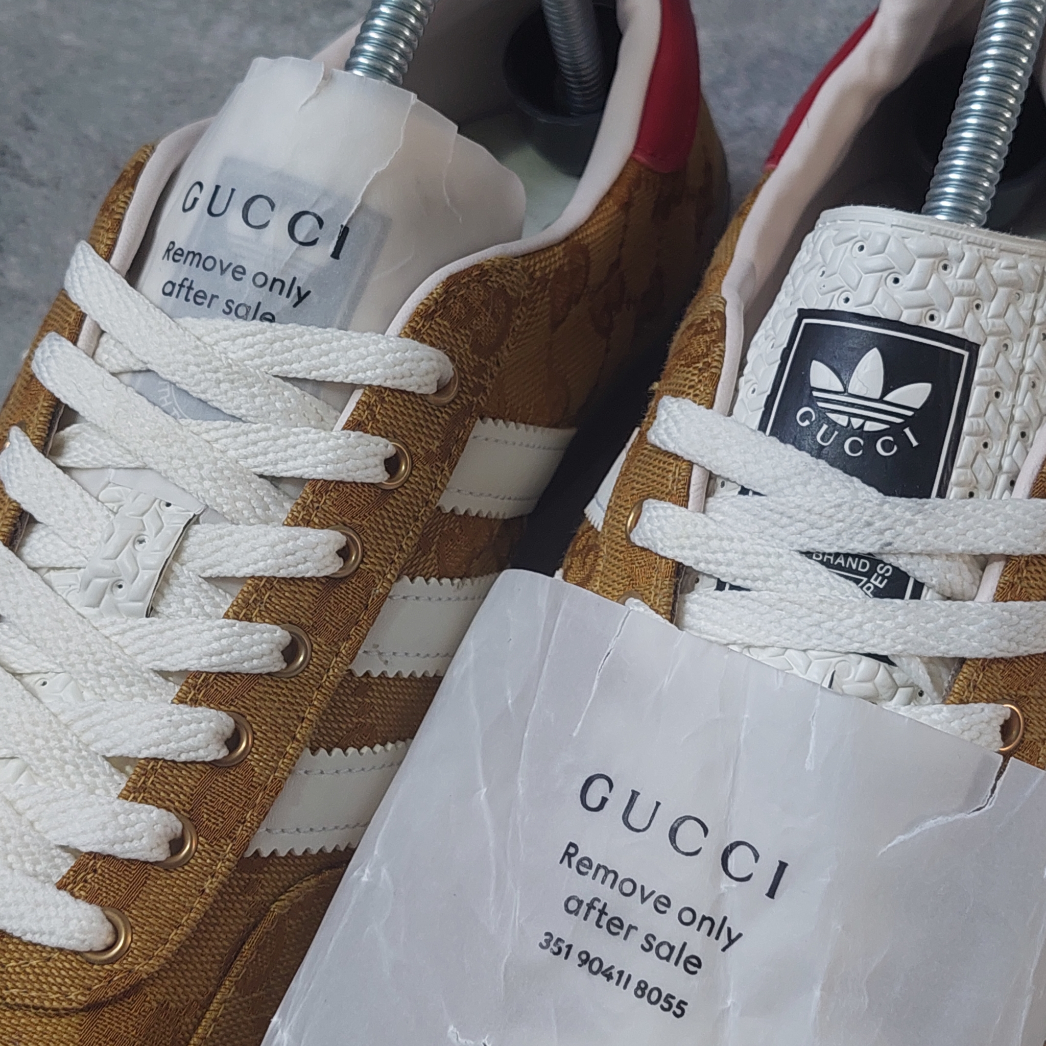 adidas x Gucci Gazelle "Beige Brown", миниатюра 6
