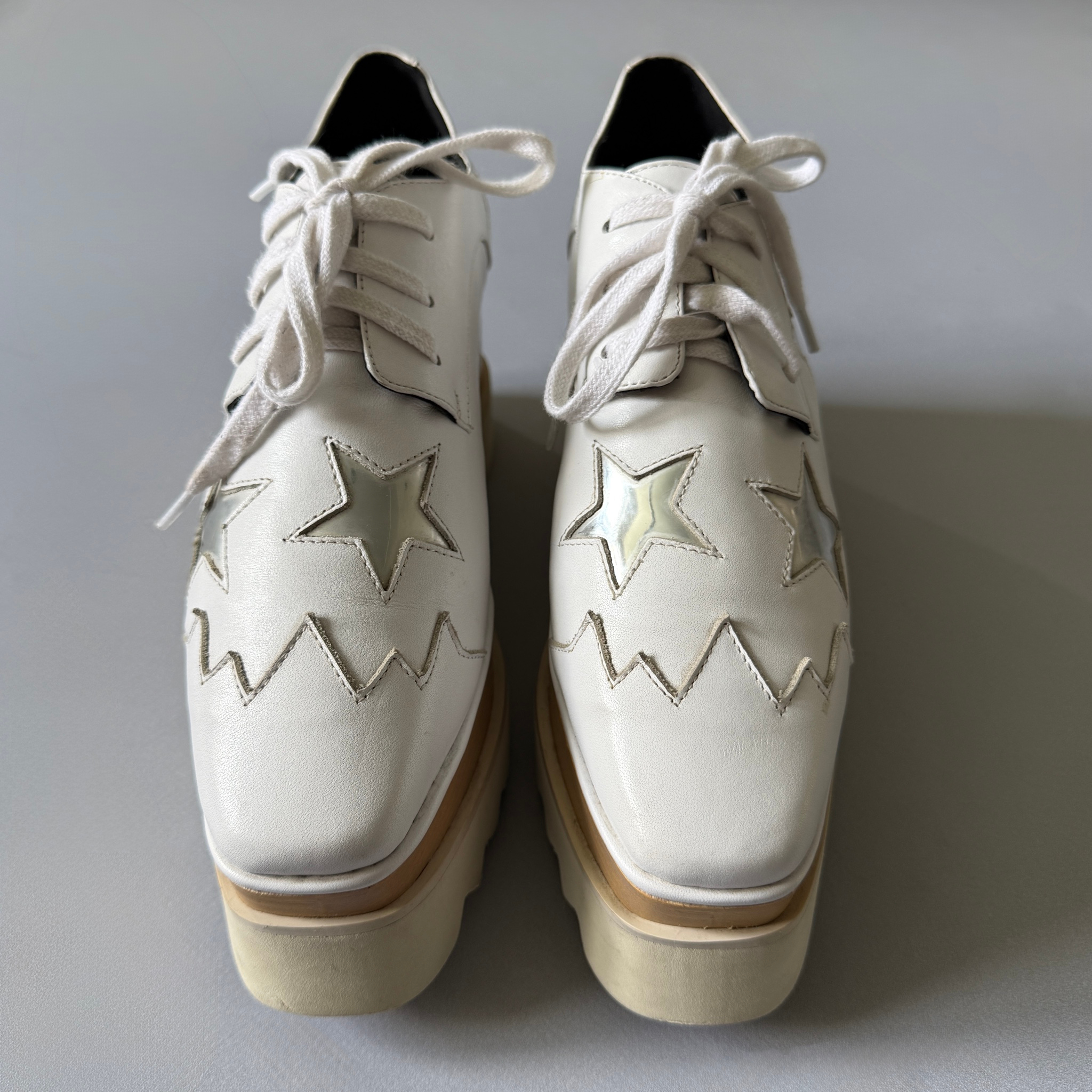 Stella McCartney Elyse Vegan Leather Platform Lace Ups, миниатюра 3