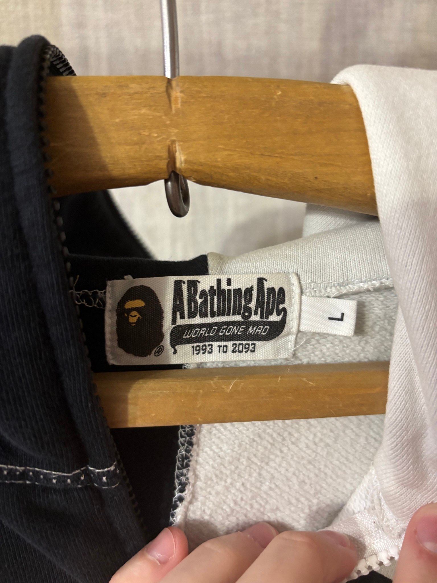 Bape Double Zip Hoodie, миниатюра 3