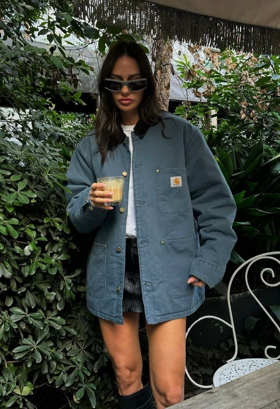 Carhartt WIP Michigan Coat OG W’ Trashed Paint Distressed, миниатюра 8