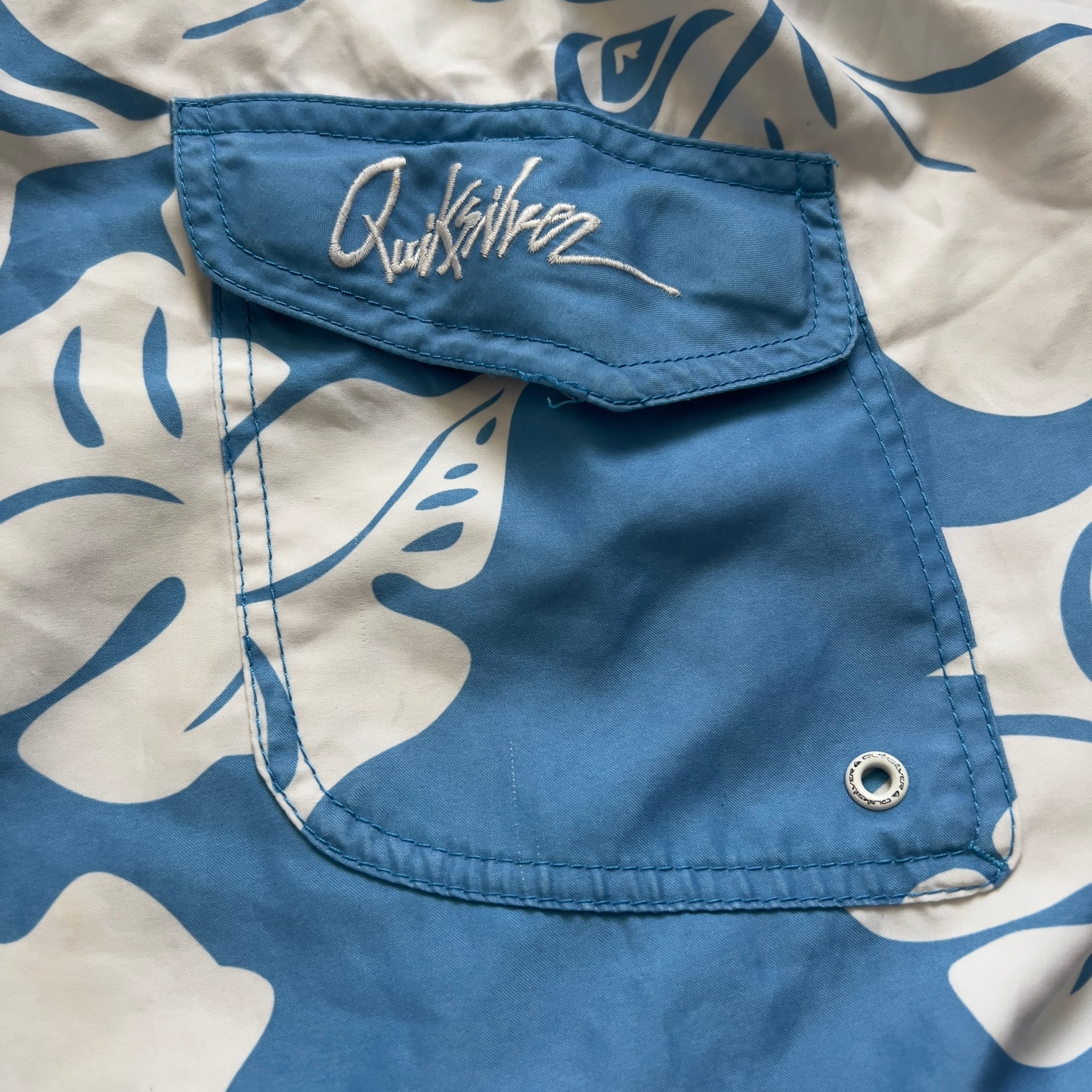 Quiksilver Printed beach surf vintage shorts, миниатюра 2