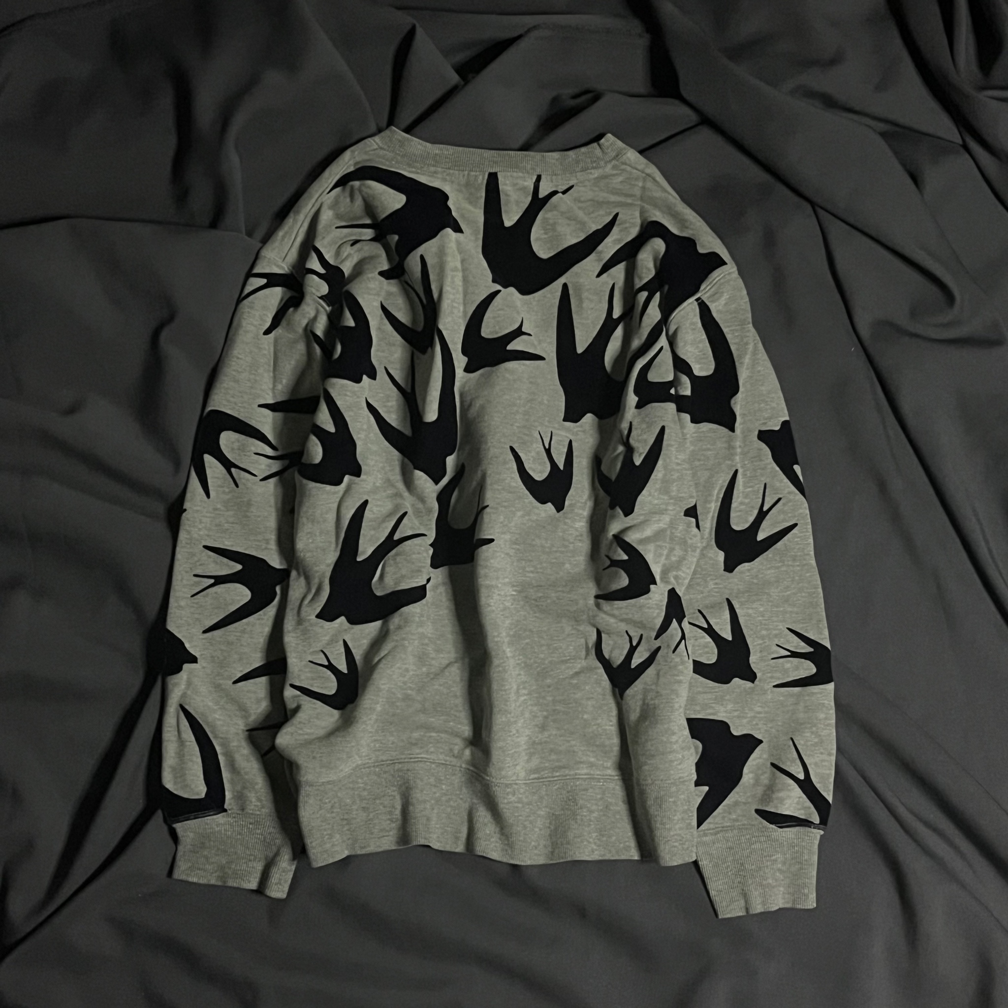 Alexander McQueen Birds Sweatshirt indesleaze archive, миниатюра 2
