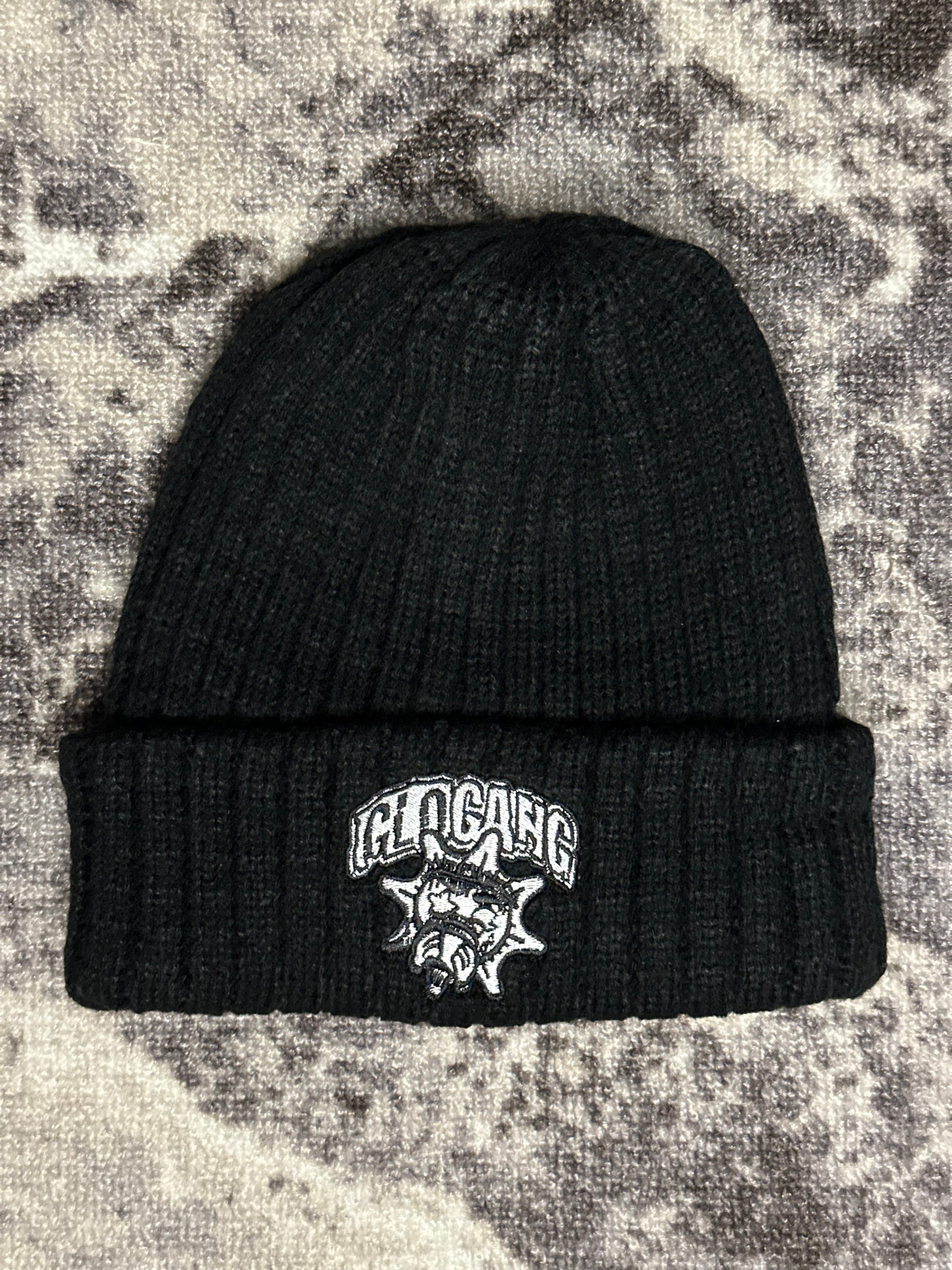 Glo Gang Glo Sun Logo Beanie Black, миниатюра 1